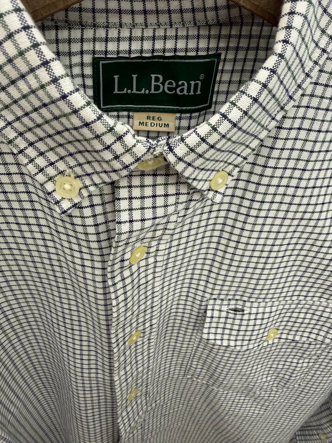 엘엘빈 X 빔즈 콜라보 체크셔츠 상품이미지2