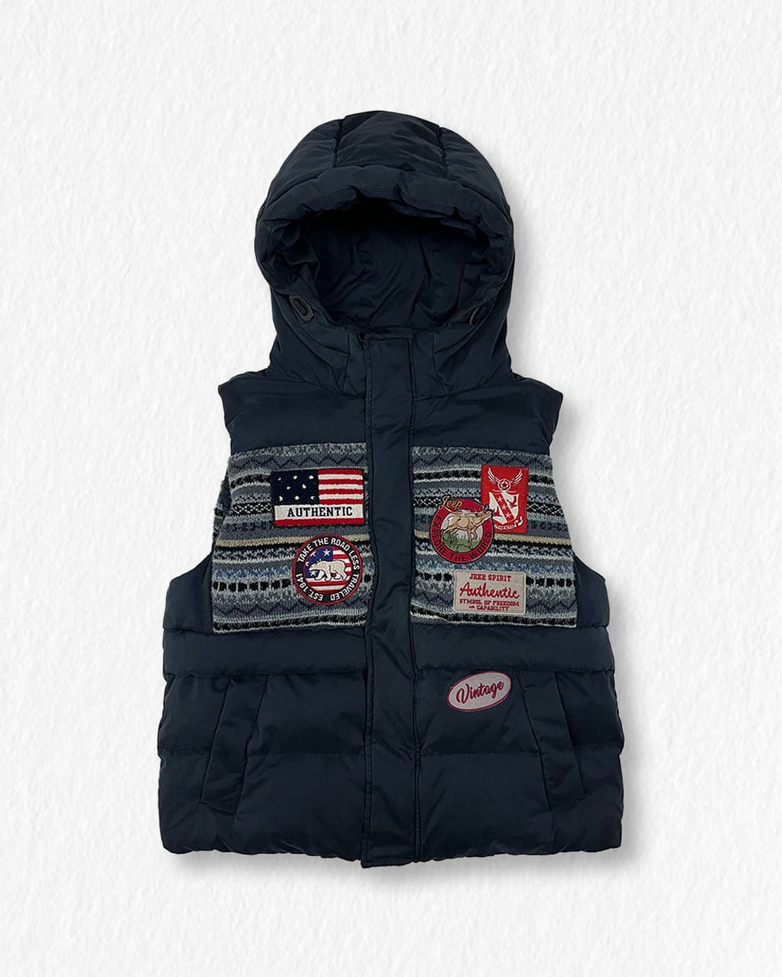 JEEP 패딩 조끼 상품이미지1