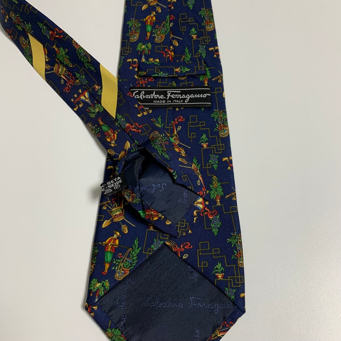 살바토레 페레가모(Ferragamo) 명품넥타이 이태리 100실크 상품이미지7