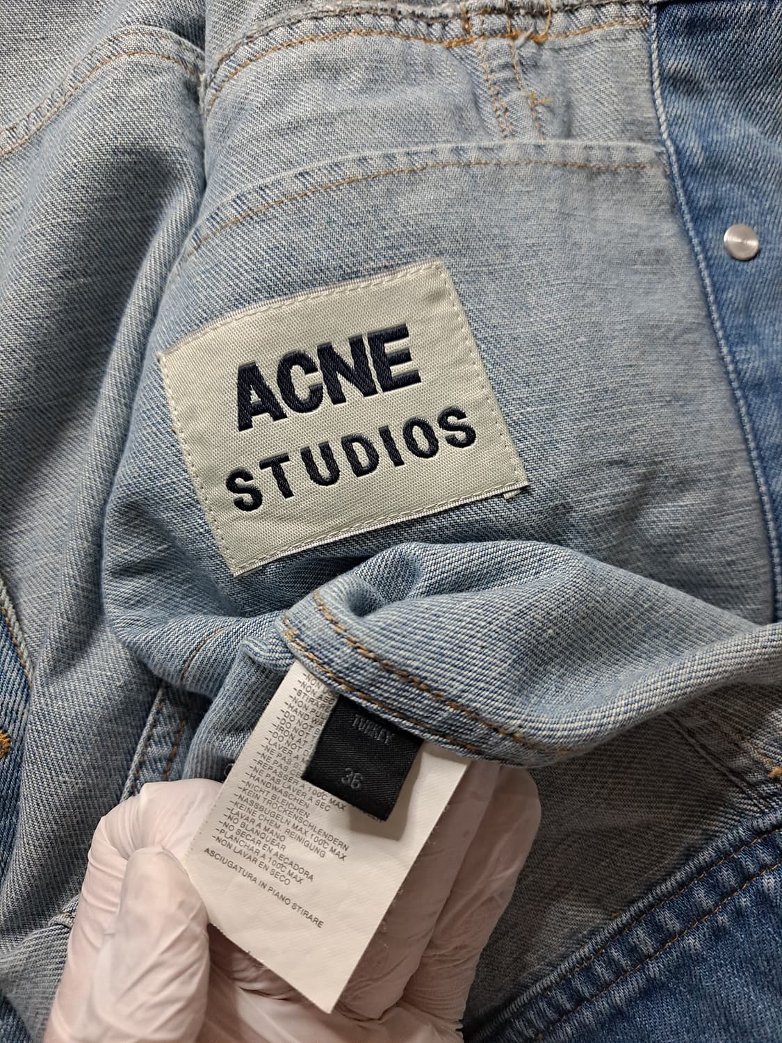 아크네스튜디오 ACNE STUDIO - 스팅레이 7부슬립 망토 청자켓 상품이미지6