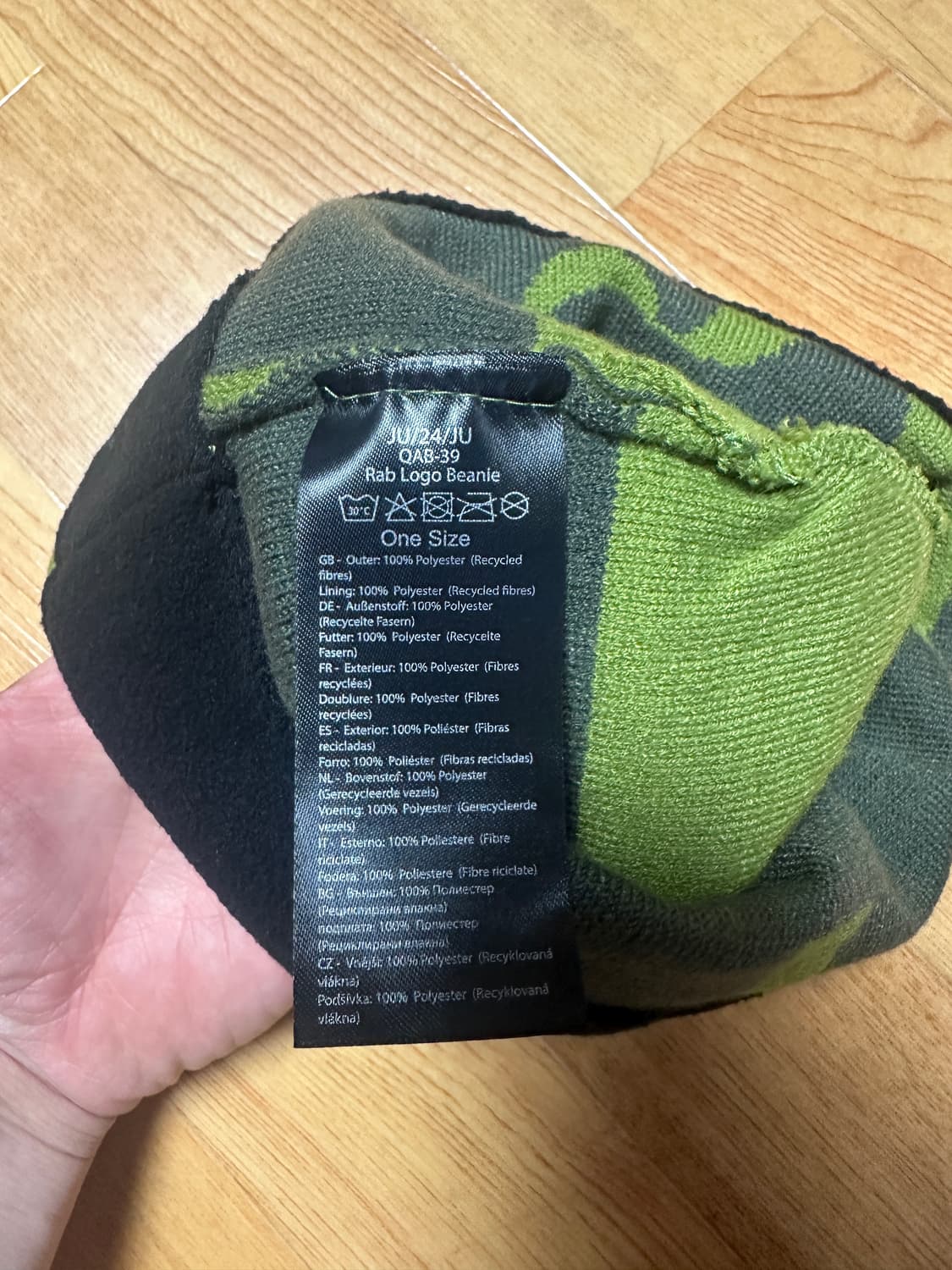 랩 로고 비니 아스펜 그린 아미 상품이미지4