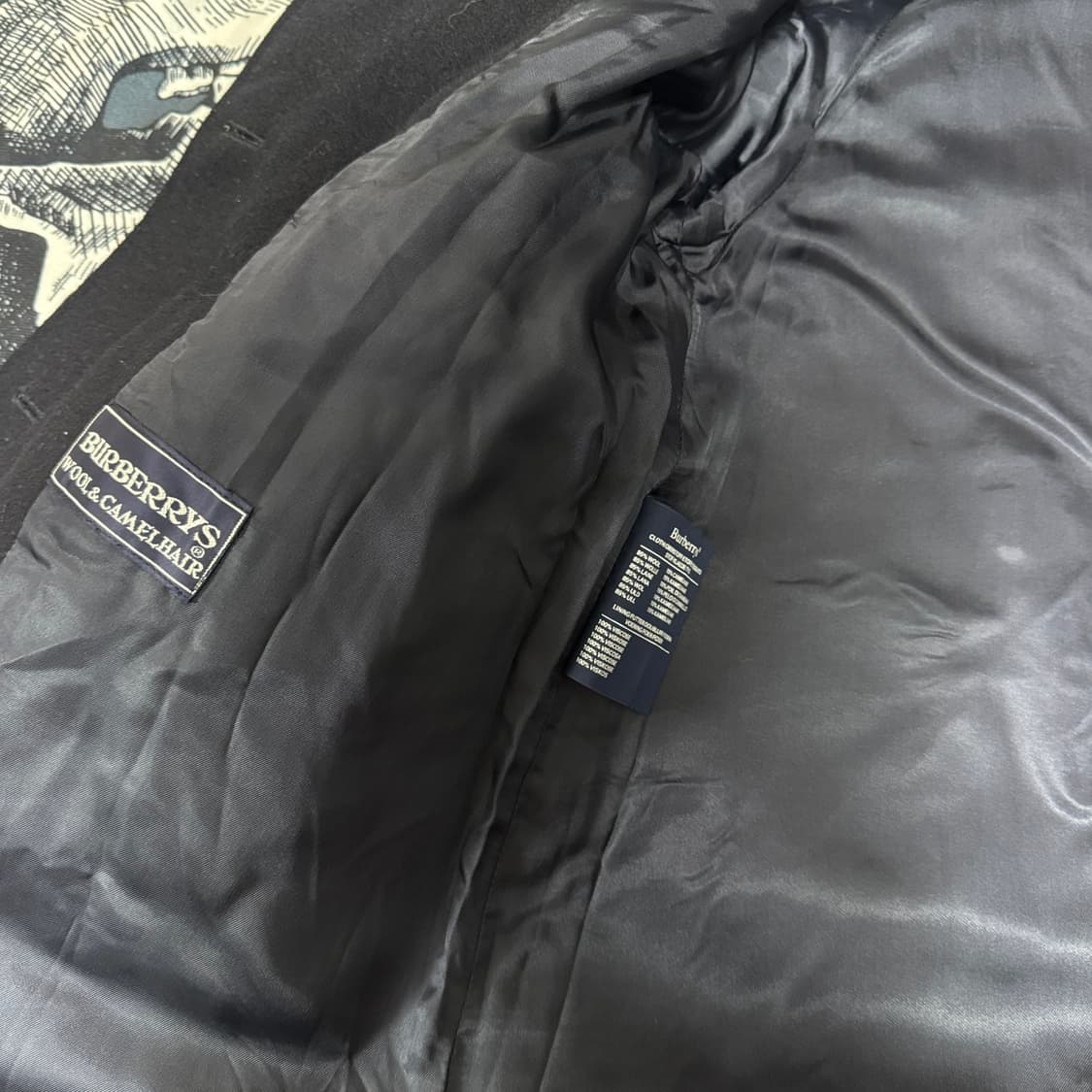 (정품) 버버리 울 카멜헤어 코트 M사이즈 상품이미지3