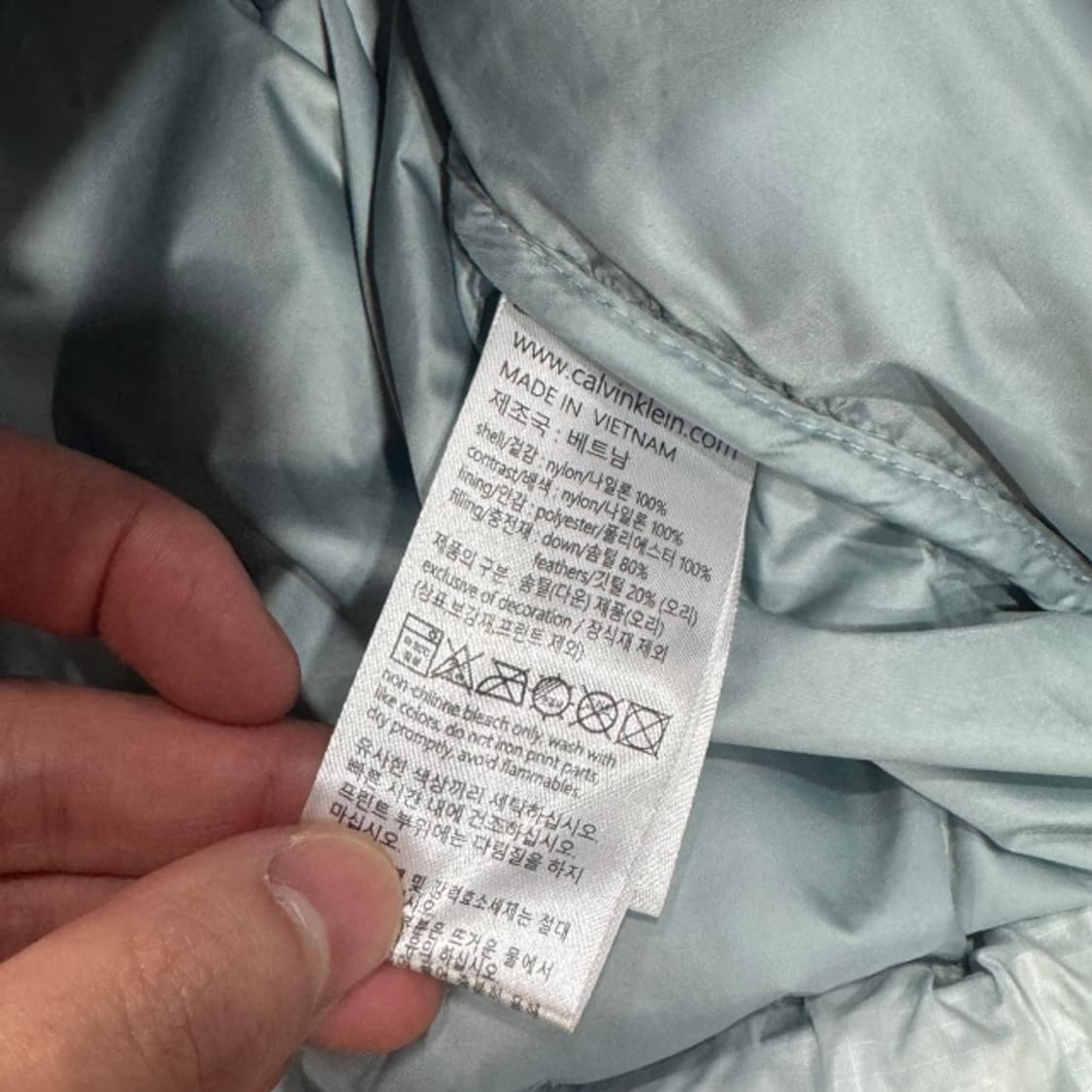 100 캘빈클라인 벌키 패딩 상품이미지4