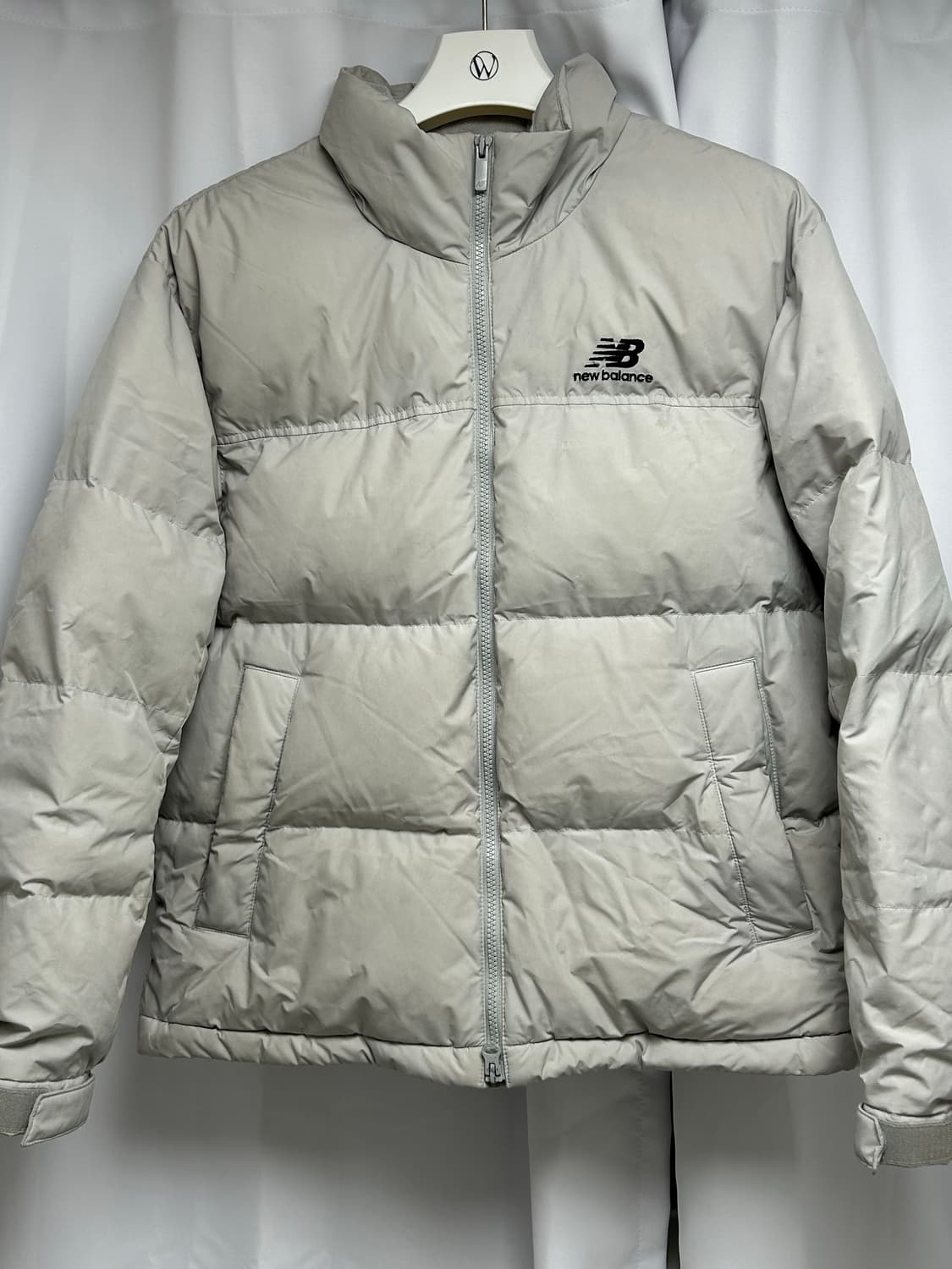 뉴발란스 그레이 패딩 상품이미지1