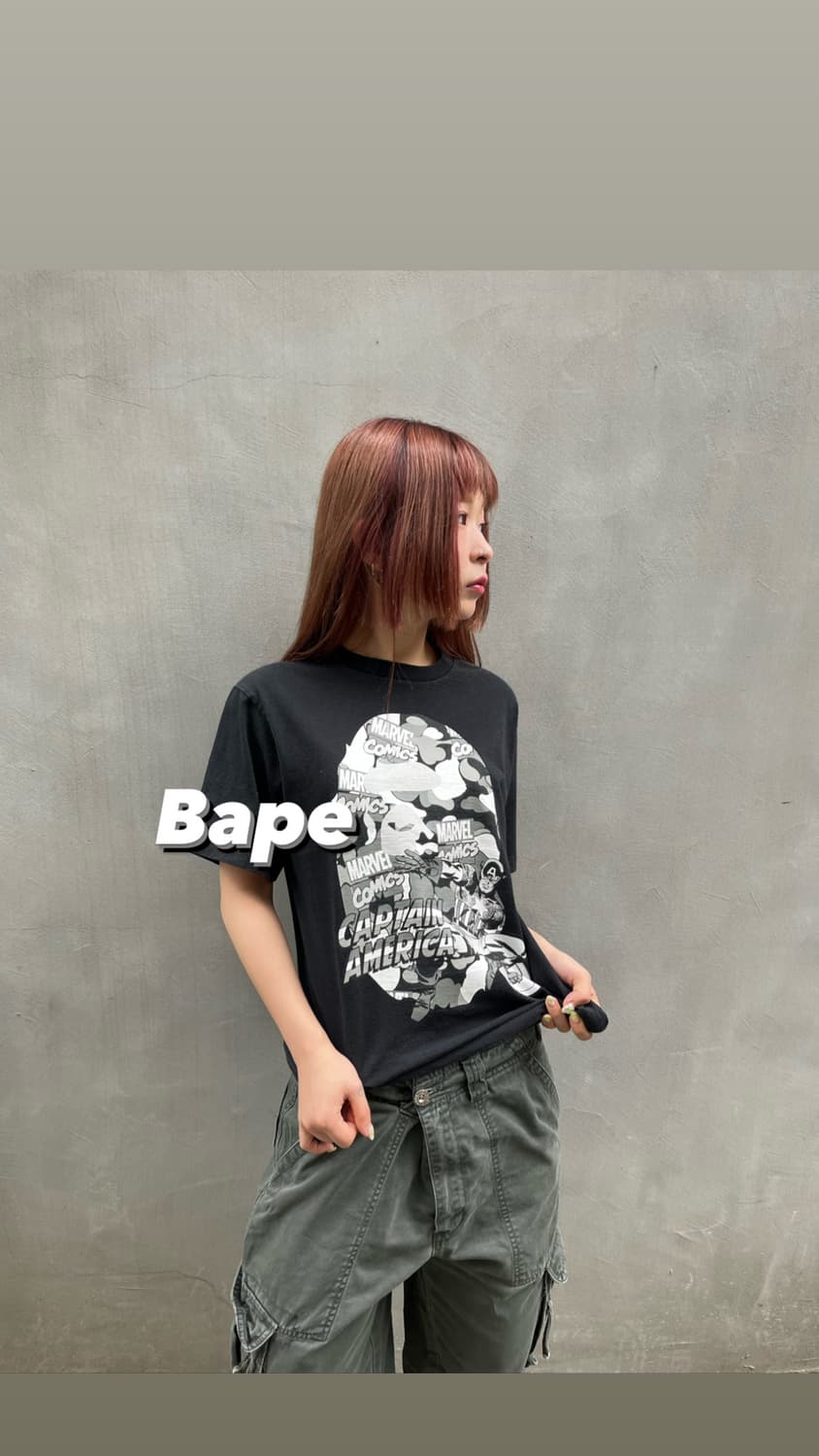 마블 x 베이프 사루 티셔츠 상품이미지1