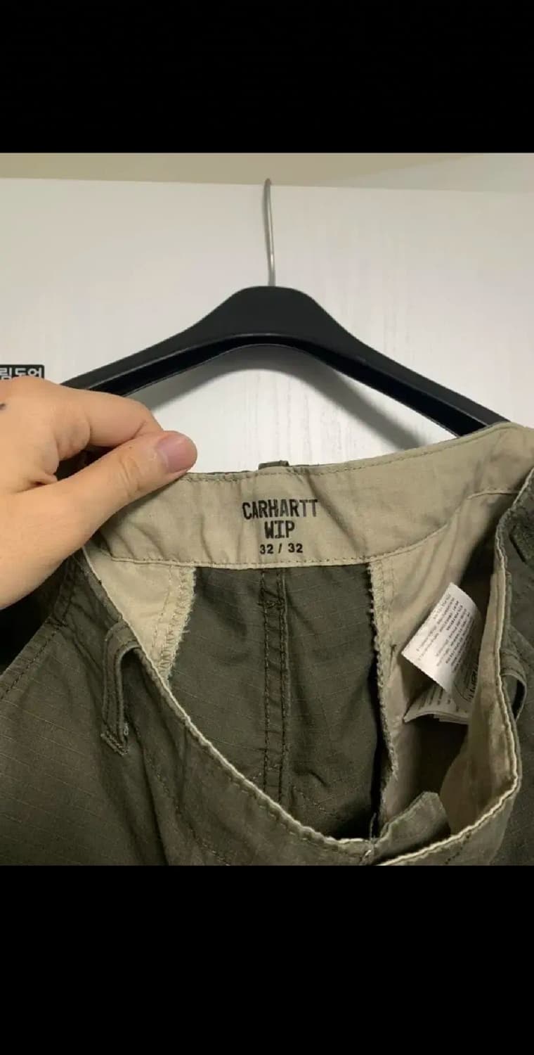 칼하트 카고 바지 32x32 올리브 상품이미지3