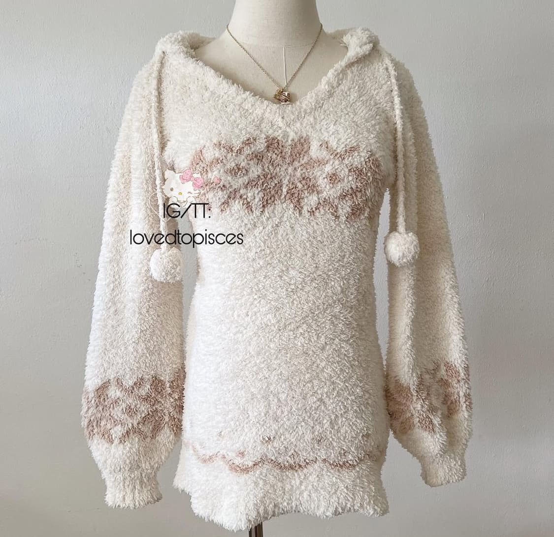 구해요) Lizlisa 폼폼이 후드 니트 상품이미지1