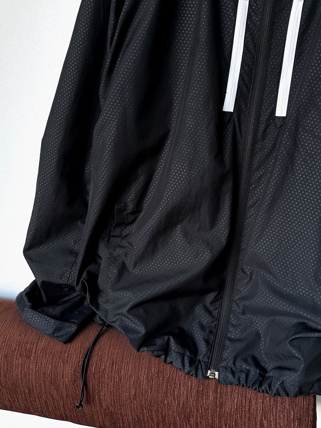 Washed poly dot design wind parka 상품이미지3