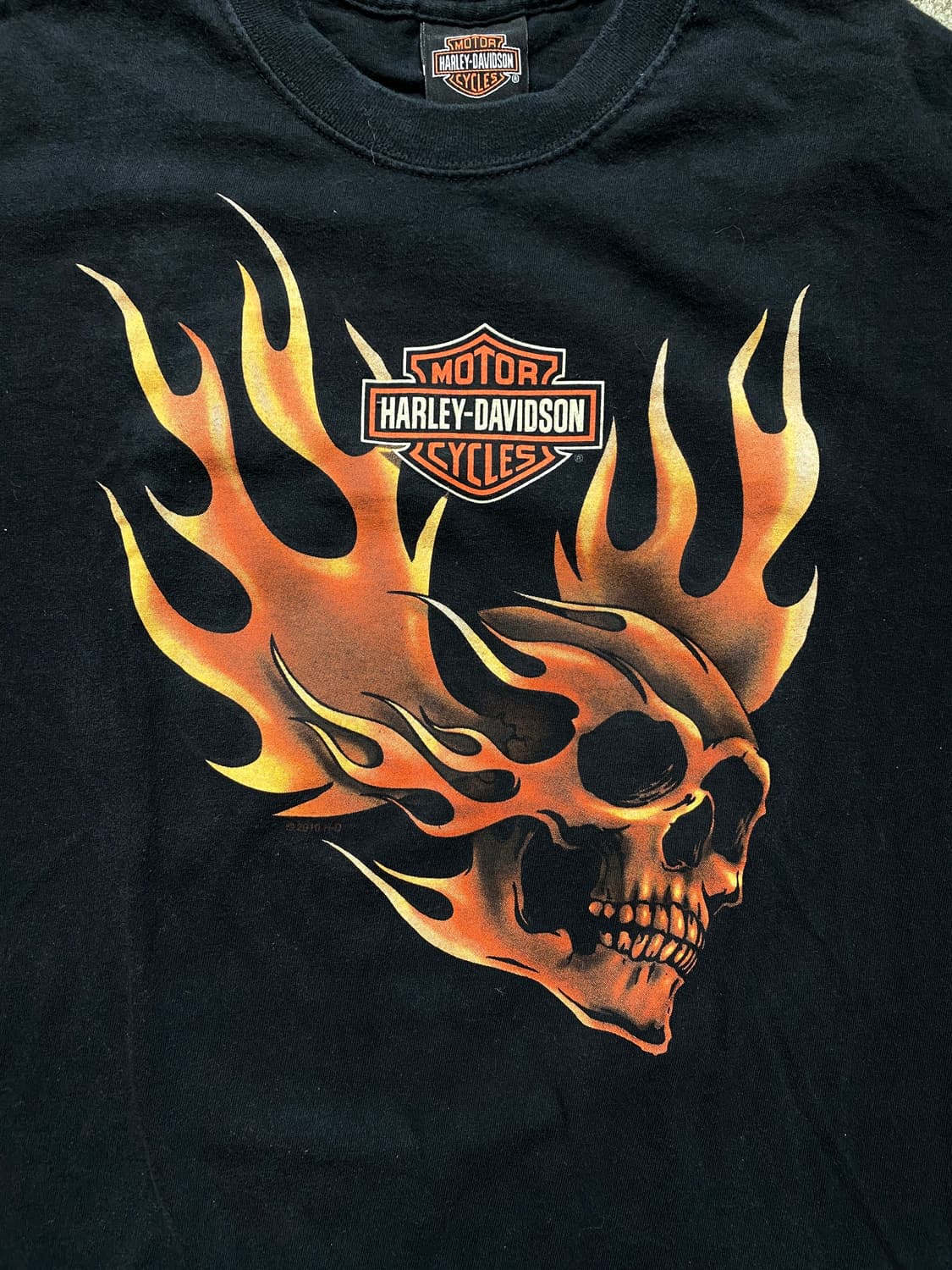 [L] 빈티지 할리 데이비슨 티셔츠 롱슬리브  상품이미지5