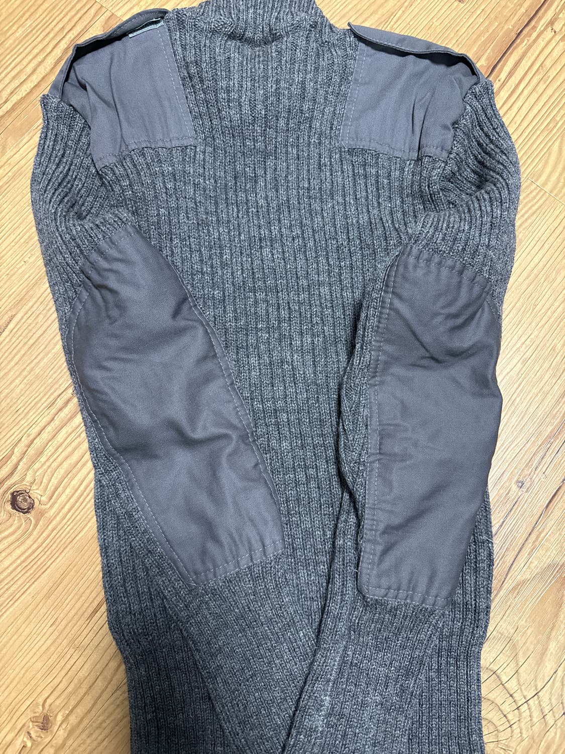 the woolly pully 잉글랜드 빈티지 코만도 니트 상품이미지3