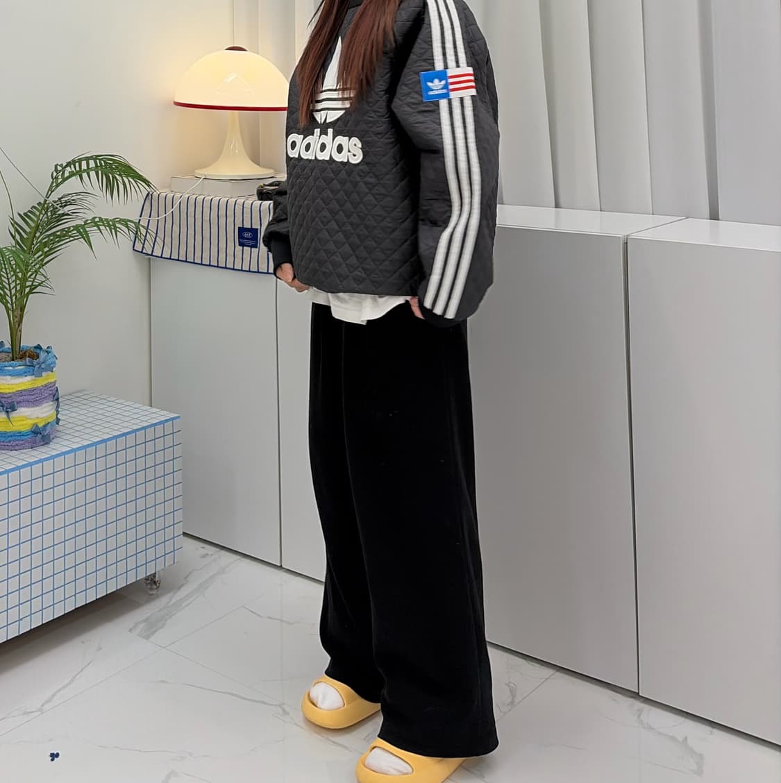 아디다스x리타오라 퀄팅 맨투맨(95) 상품이미지1