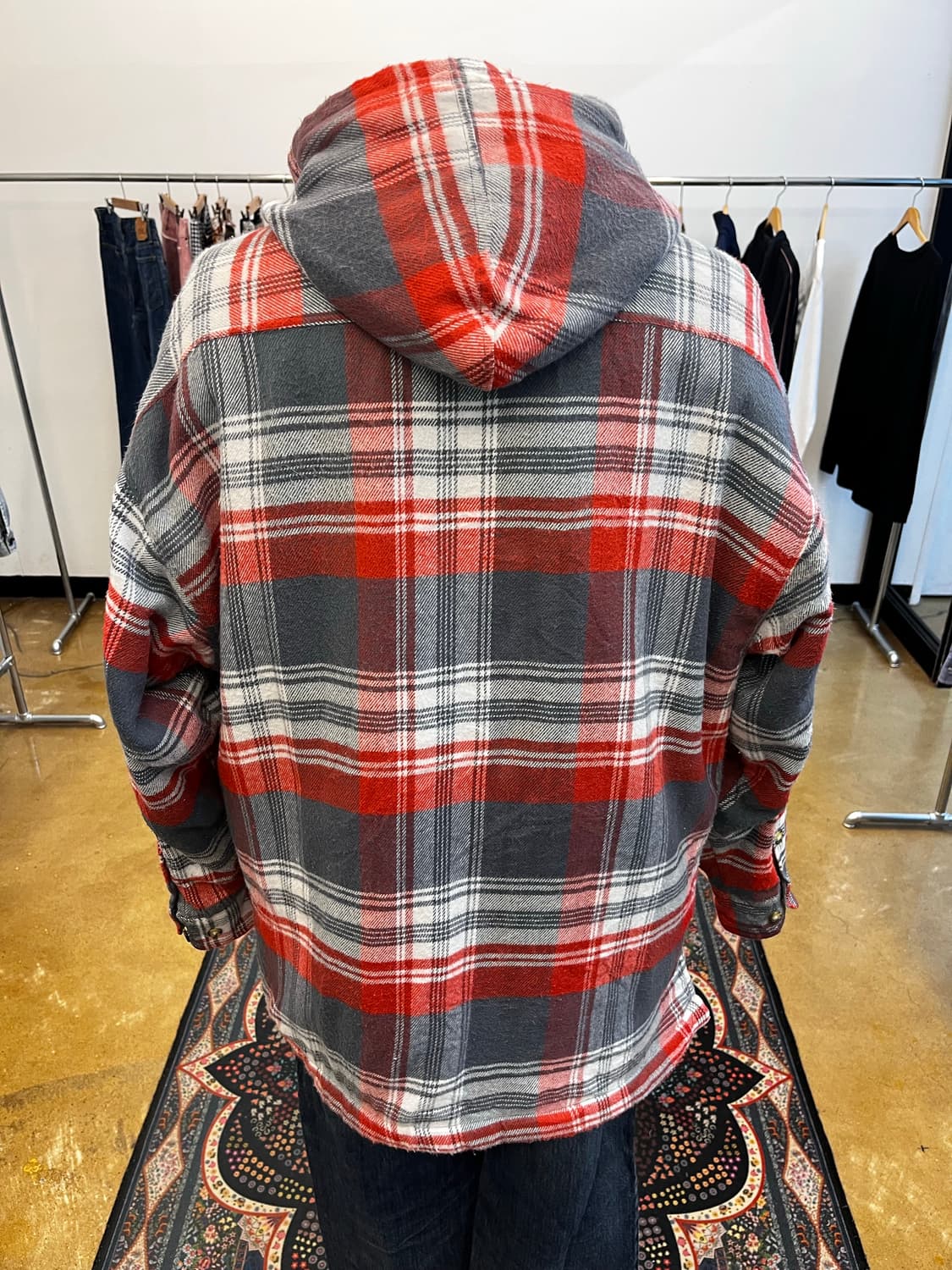 Trimmer Craft 셰르파 후드 플란넬 셔츠 상품이미지4