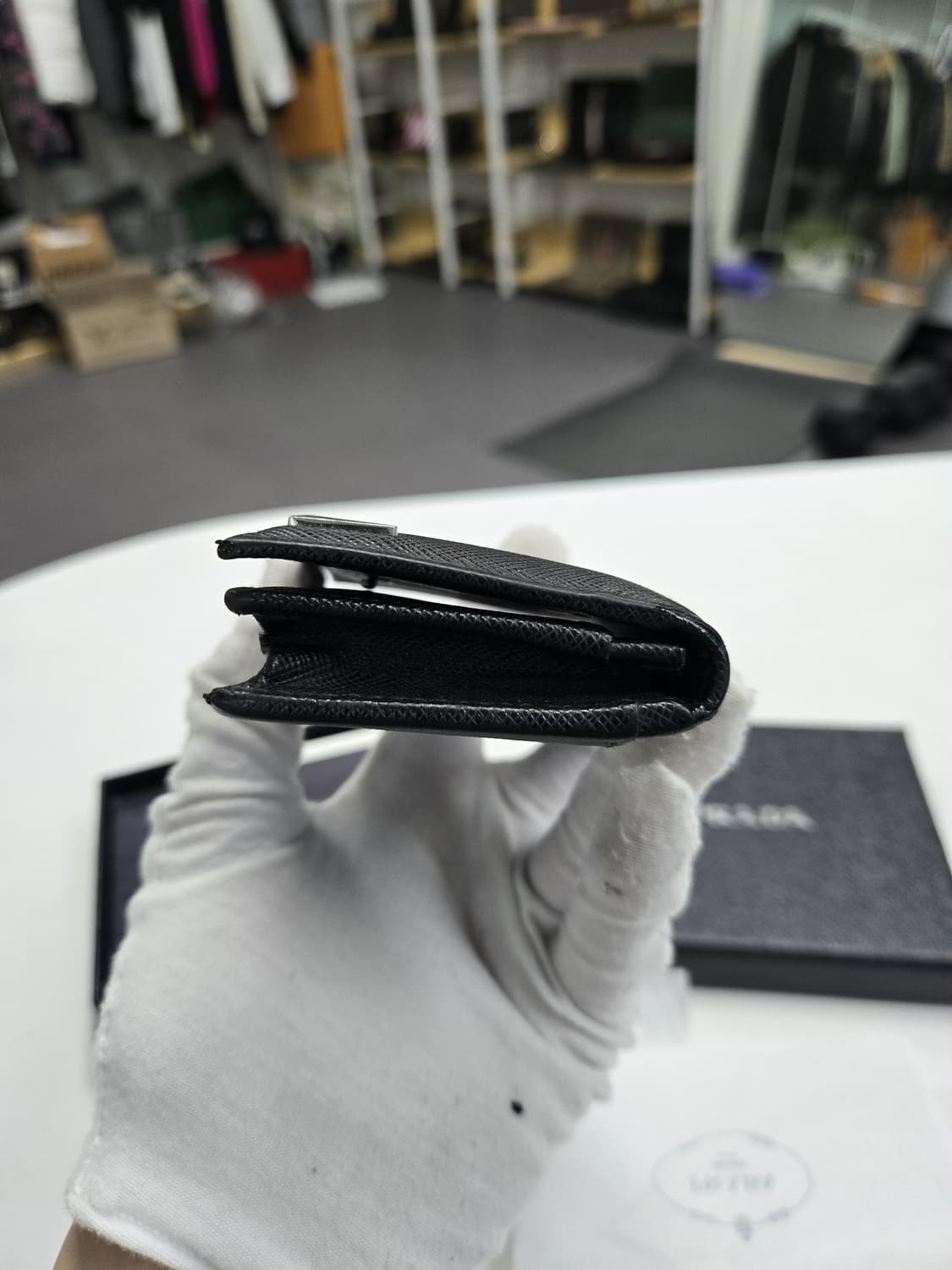 [A급컨디션]프라다 사피아노 카드지갑 상품이미지4