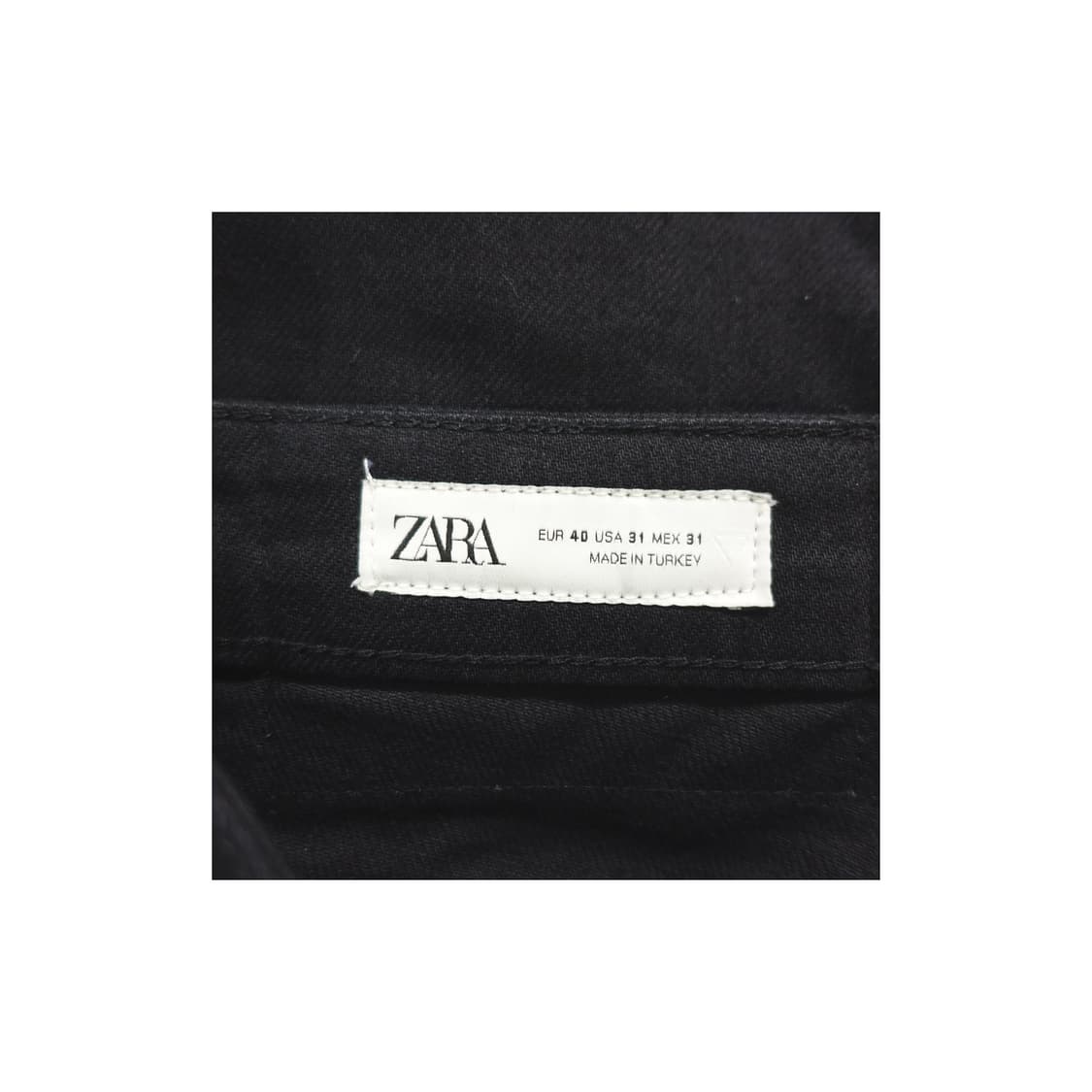 ZARA 자라 릭오웬스볼란 지퍼 디테일 오마주 데님팬츠 31 상품이미지8