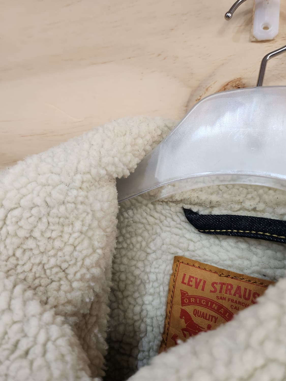 332) 리바이스 양털 쉐르파 데님 자켓 상품이미지5