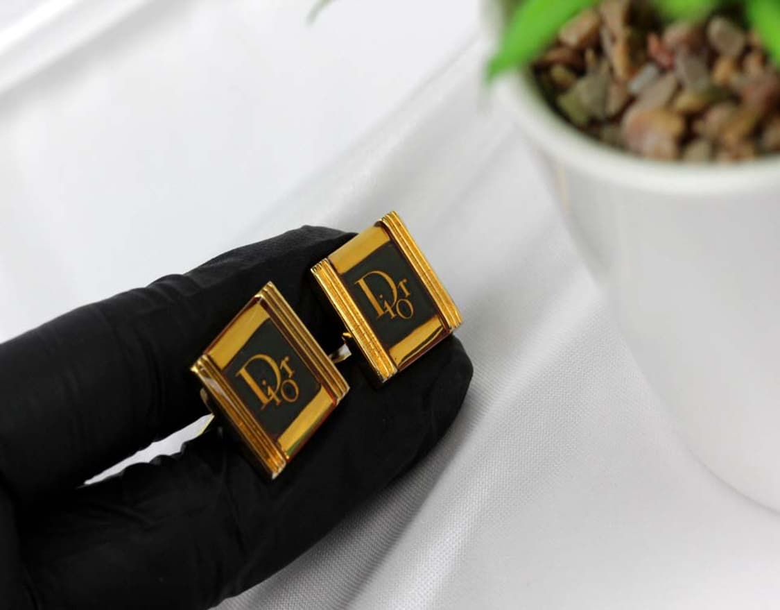 디올 B+등급 남자 명품 커프스 뱃지 핀 포인트 세트 상품이미지6