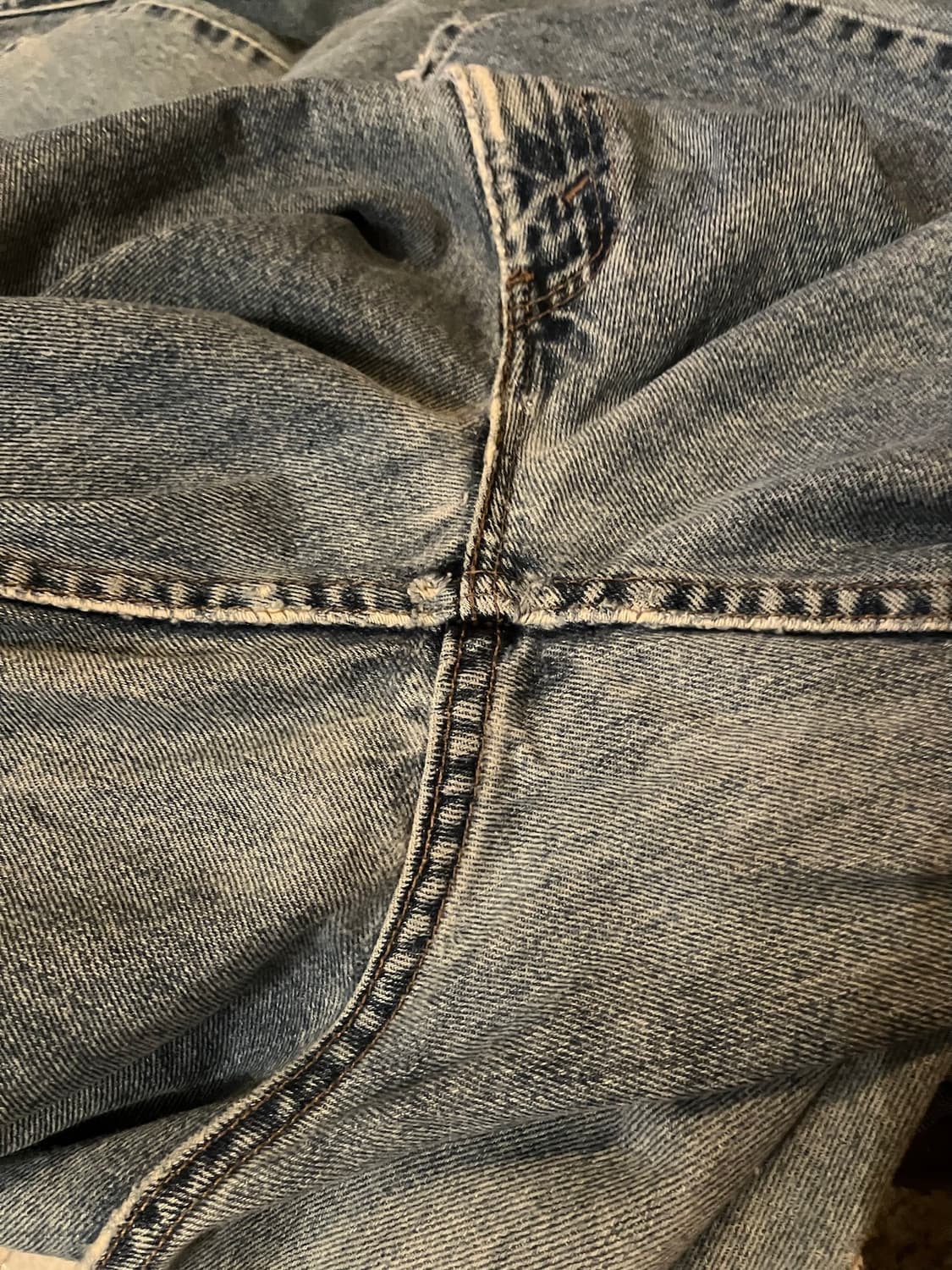 90s USA 빈티지 리바이스 실버탭 루즈핏 데님 팬츠 상품이미지8