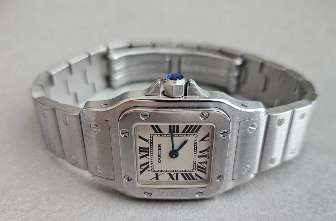 까르띠에 산토스 갈베 스틸 스몰 상품이미지4