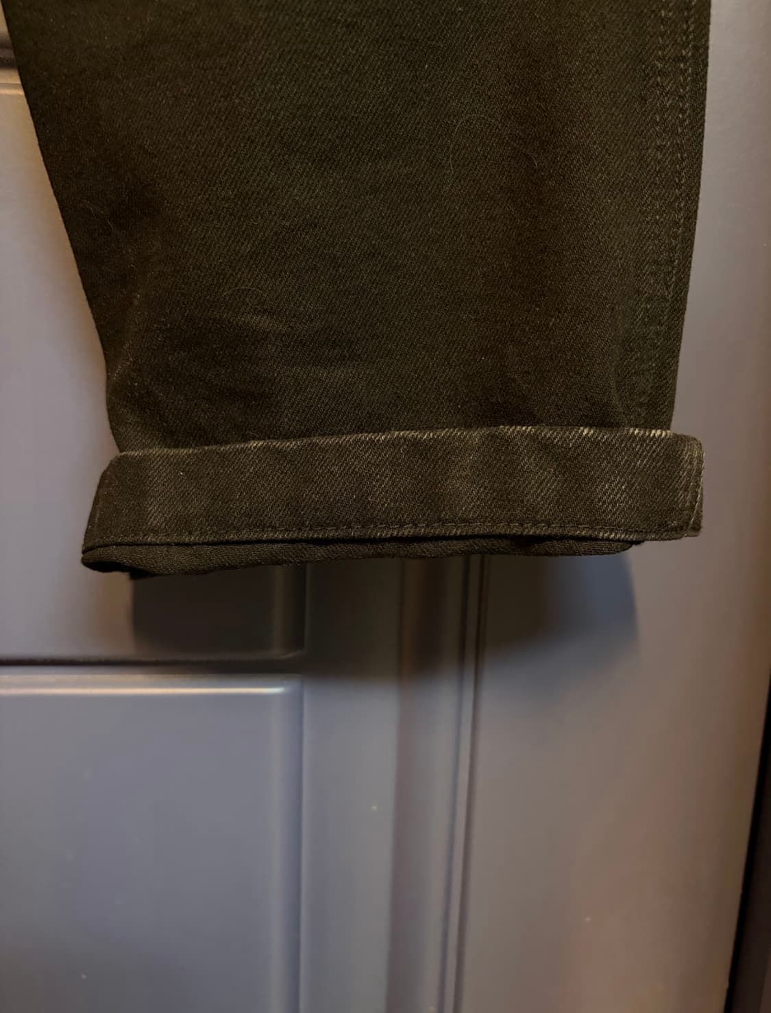 플라스틱프로덕트 wallet raw denim pants S size 상품이미지7