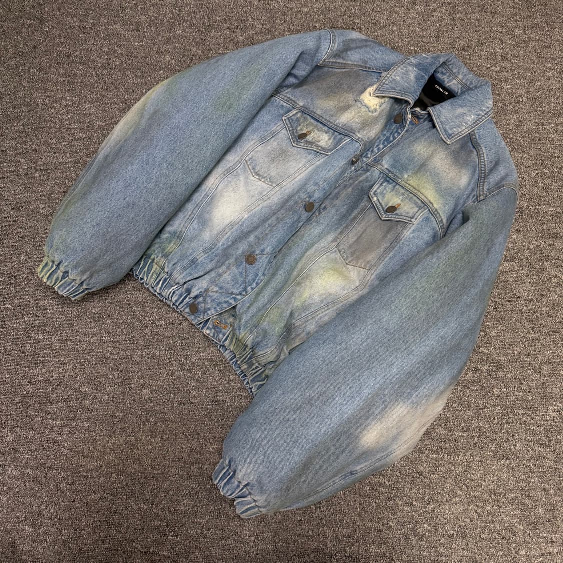 EGONLAB 데님 봄버 자켓 L 상품이미지3