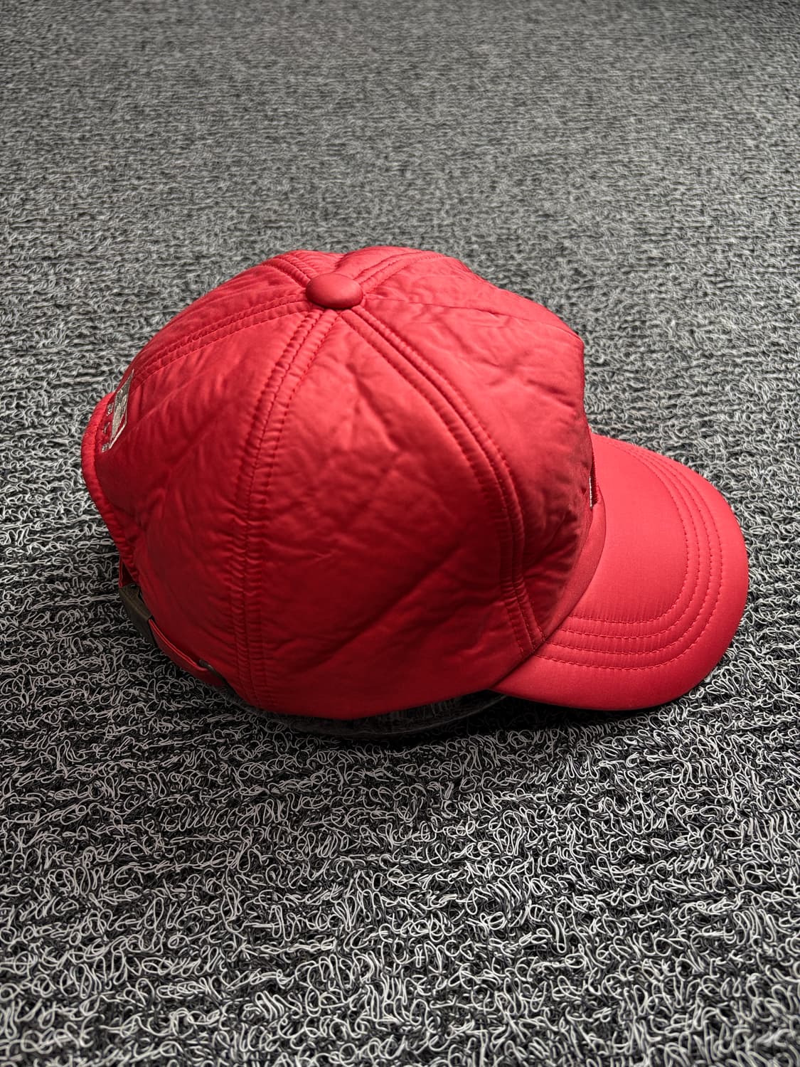 MLB 뉴욕 양키스 빅로고 사틴 레드 베이스볼 캡 1922 상품이미지5