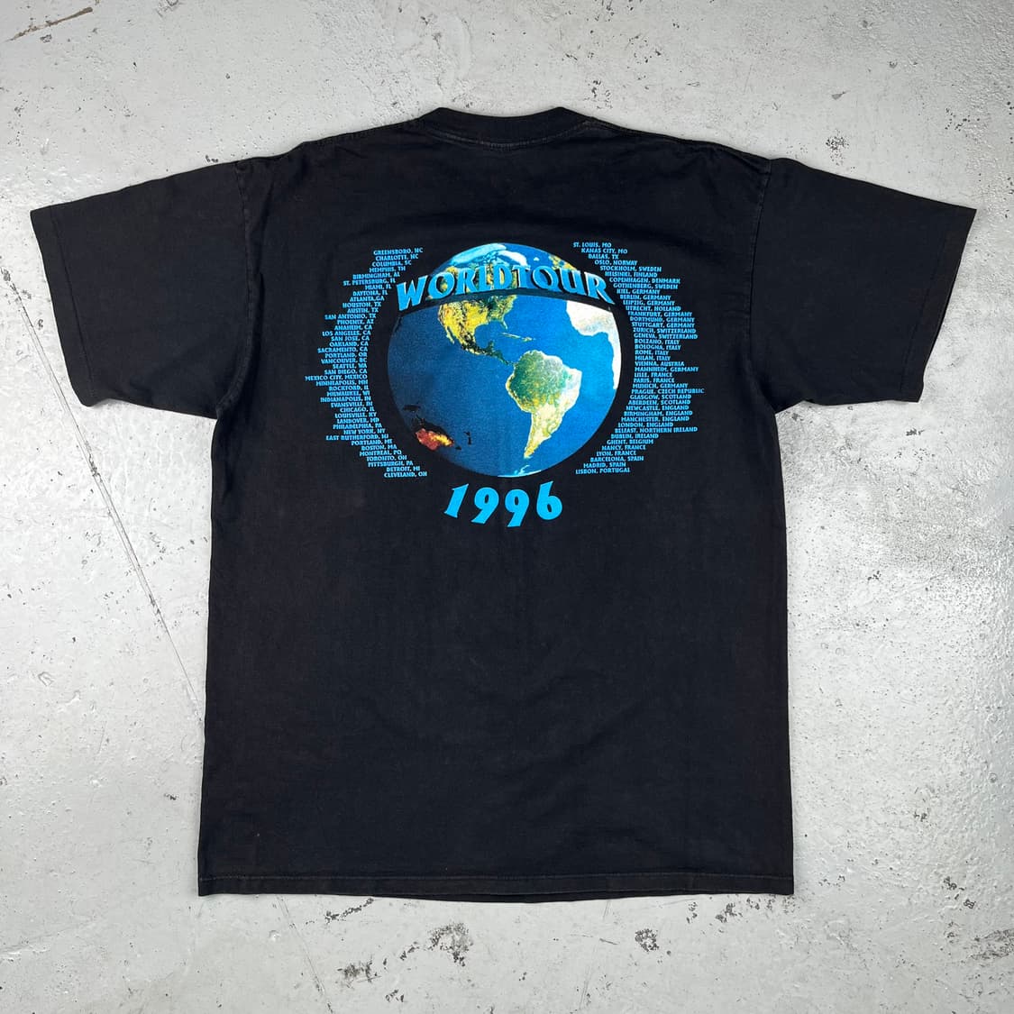 빈티지 AC/DC 1996 Ballbreaker 투어 반팔티 상품이미지2