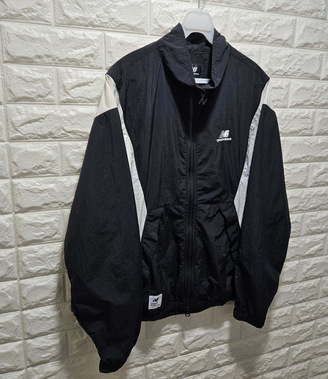 뉴발란스 컬러블록 웜업자켓 바람막이 자켓 95~100 상품이미지2