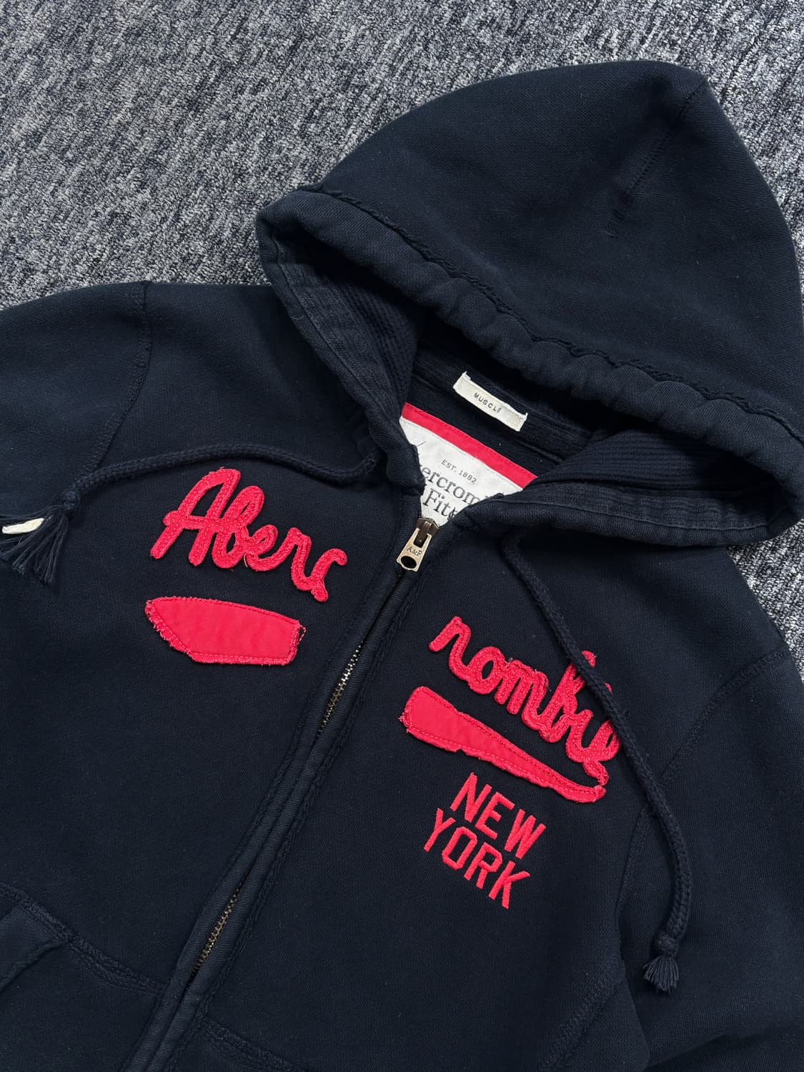 아베크롬비 빅로고 후드집업 상품이미지4