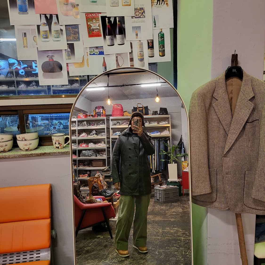 Pig-nappa 레더 자켓 (L) 상품이미지10