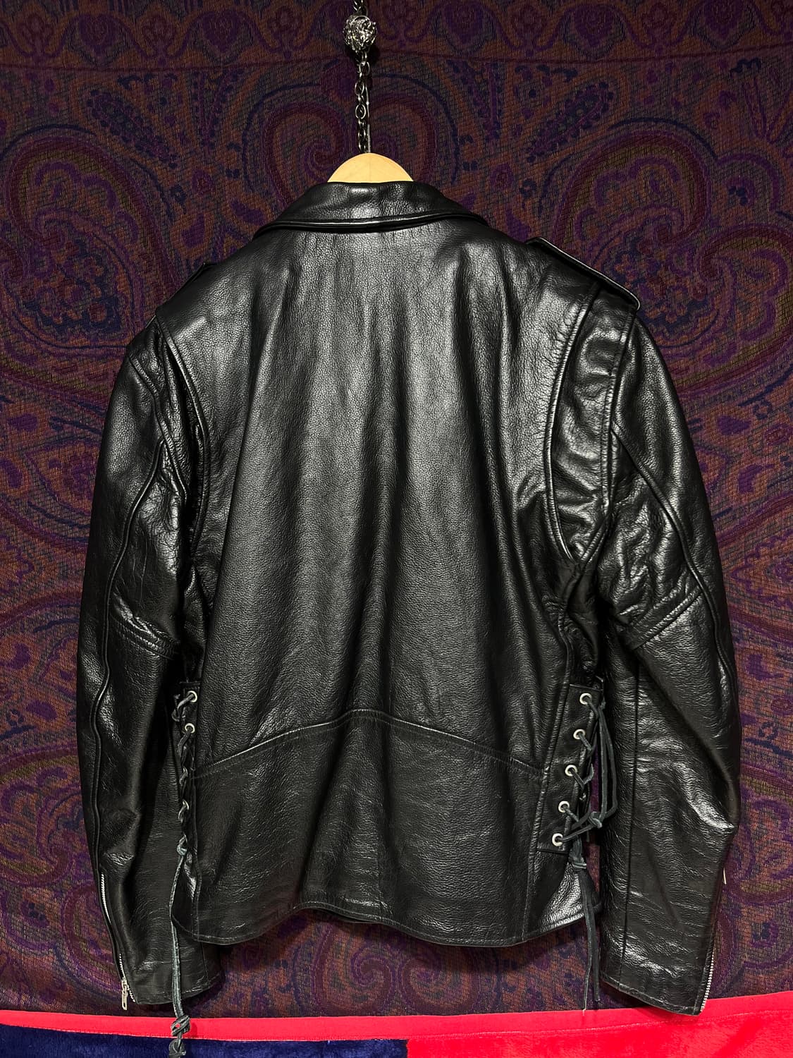 밀워키 레더 블랙 가죽 라이더 자켓 상품이미지5