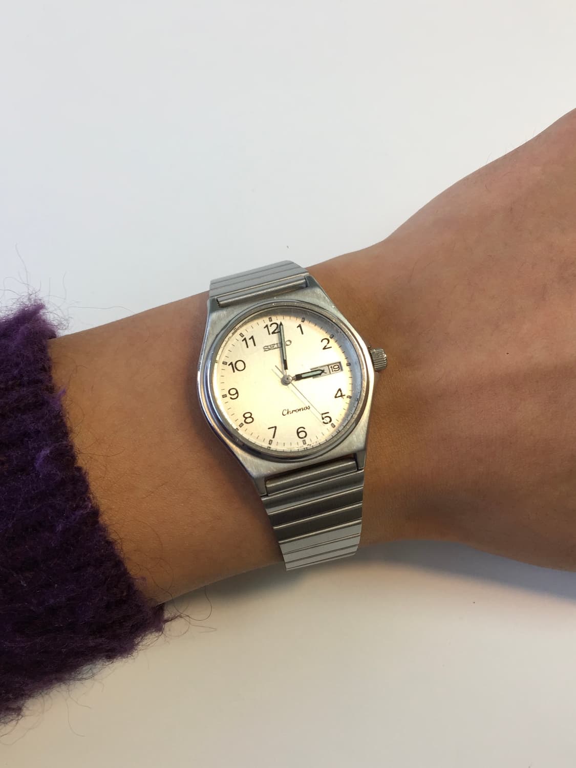 80s seiko chronos arabic index 상품이미지3