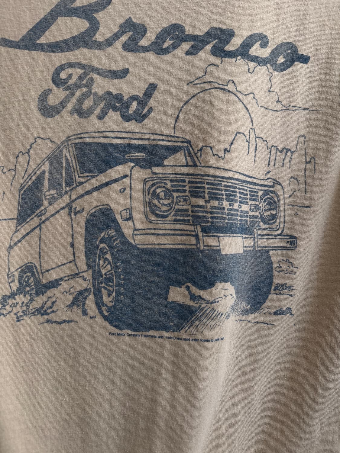 [XS]USA 빈티지 Ford Bronco 그래픽 티셔츠 상품이미지4