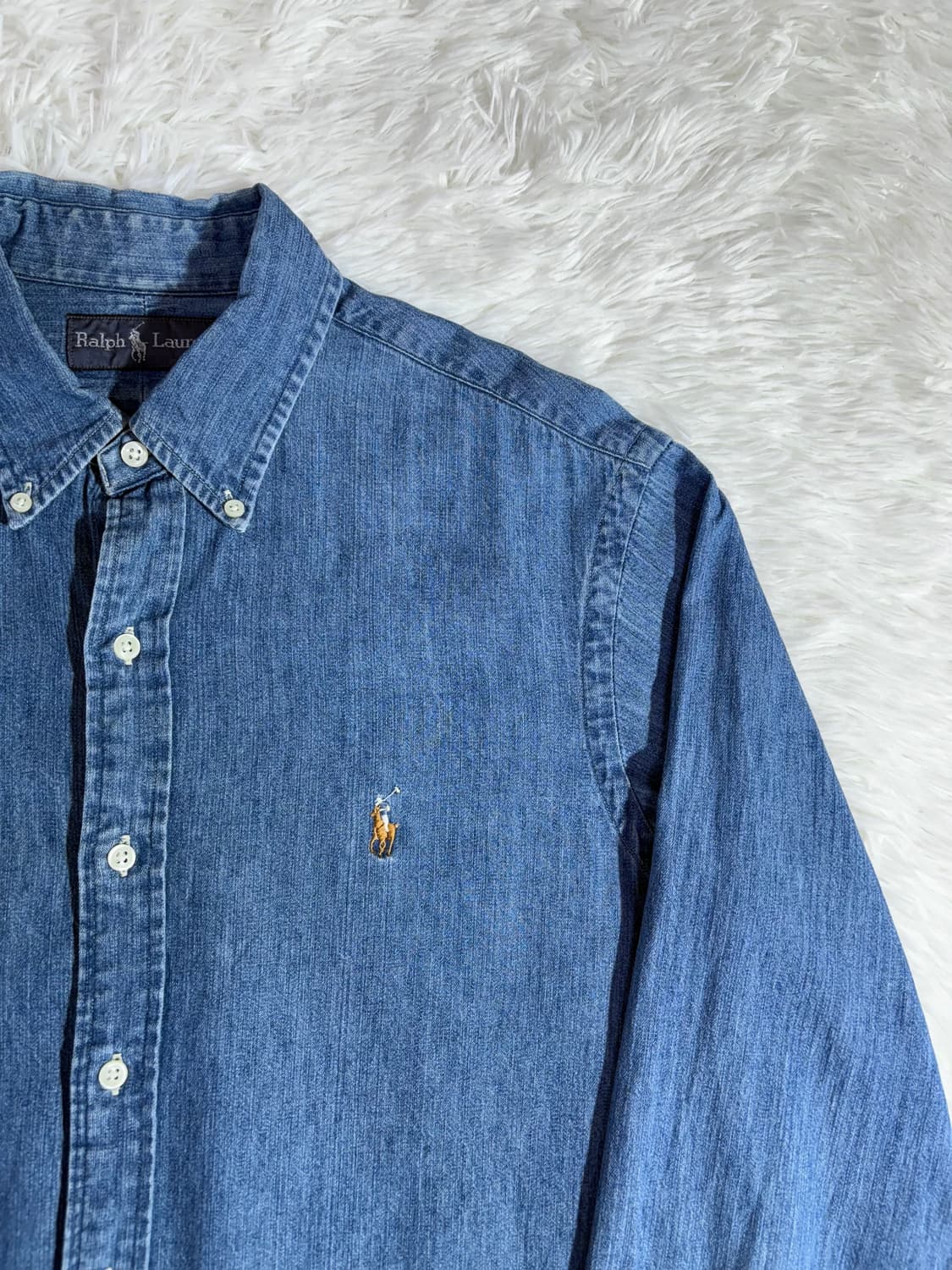 폴로 멀티포니 데님 셔츠 상품이미지4