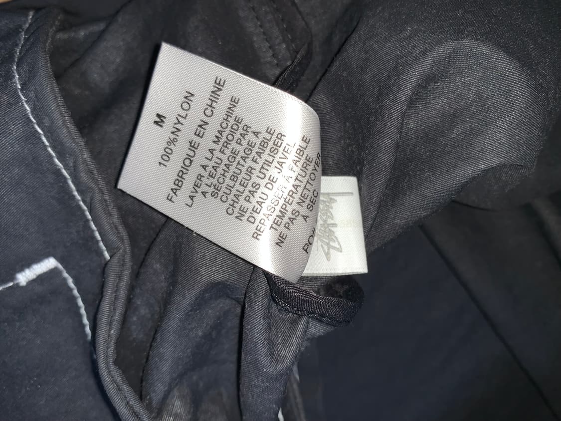 [M]스투시 셔츠형 자켓 블랙  상품이미지4