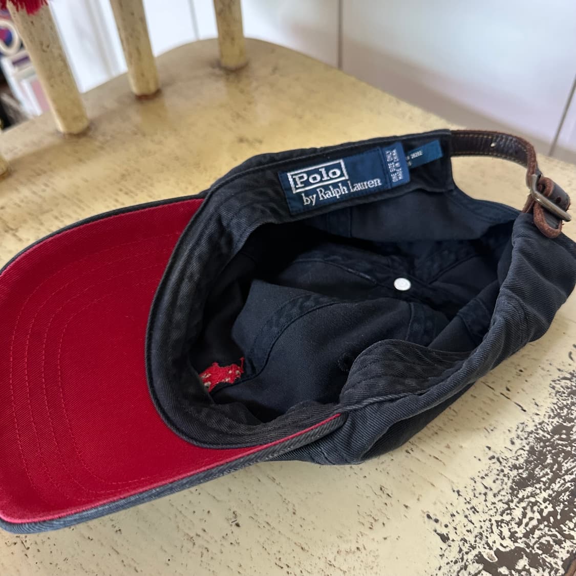 빈티지 폴로 볼캡 블랙 상품이미지4