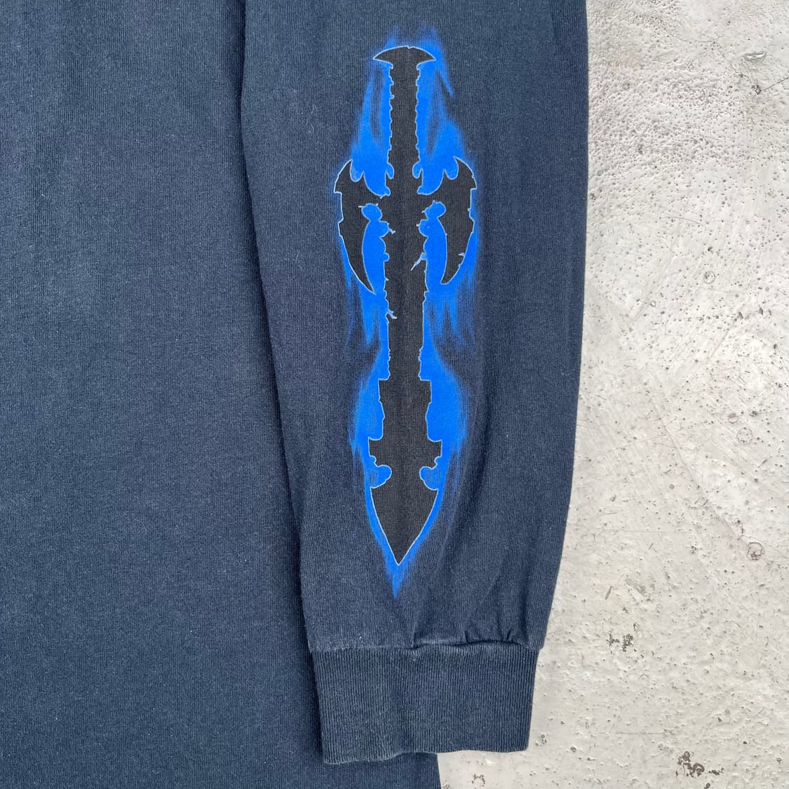 빈티지 오렌지 카운티 차퍼스 블루 플레임 소드 롱슬리브 상품이미지6