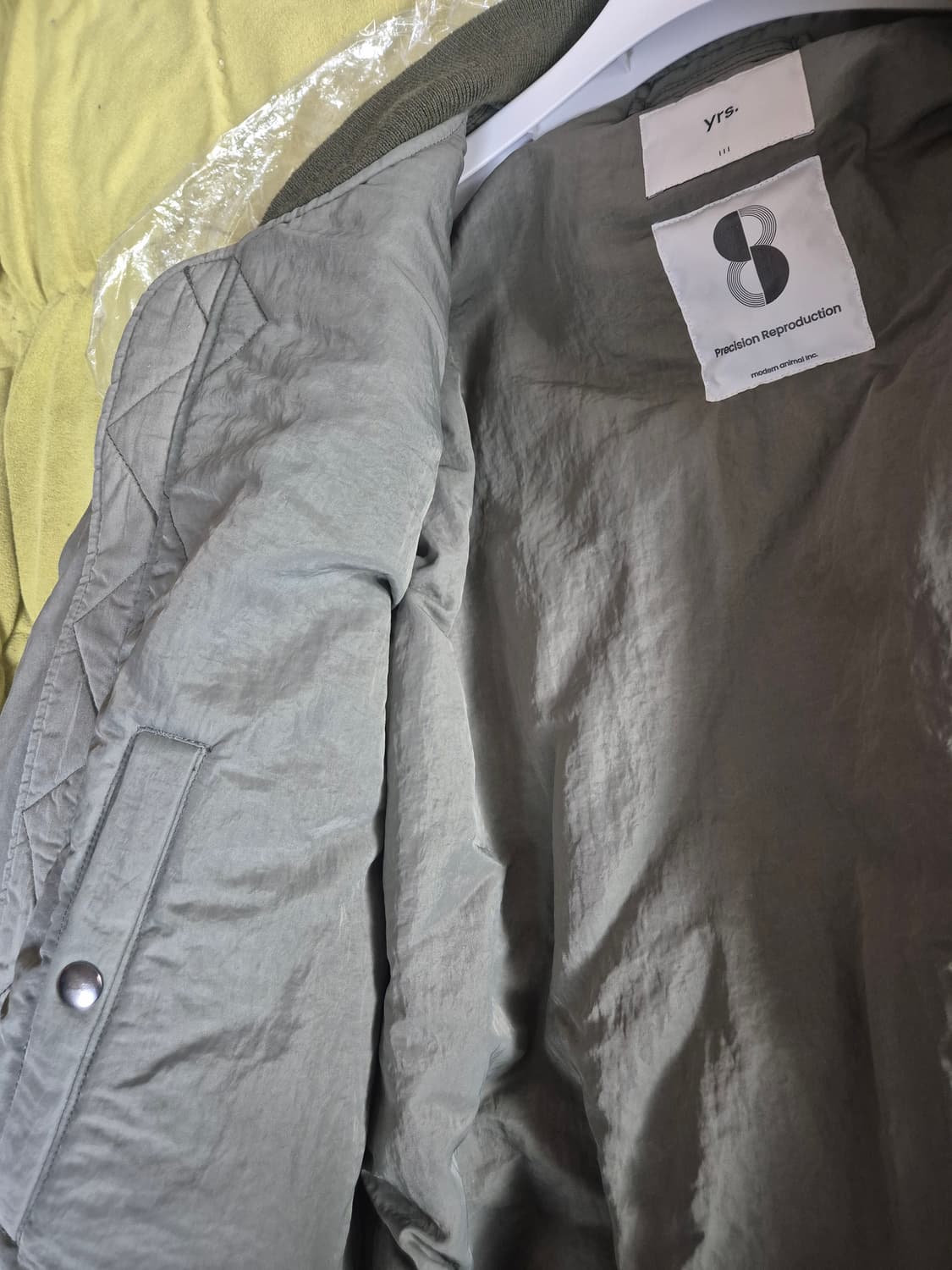 이얼즈어고 23fw 카키 울 파일 마원  상품이미지7