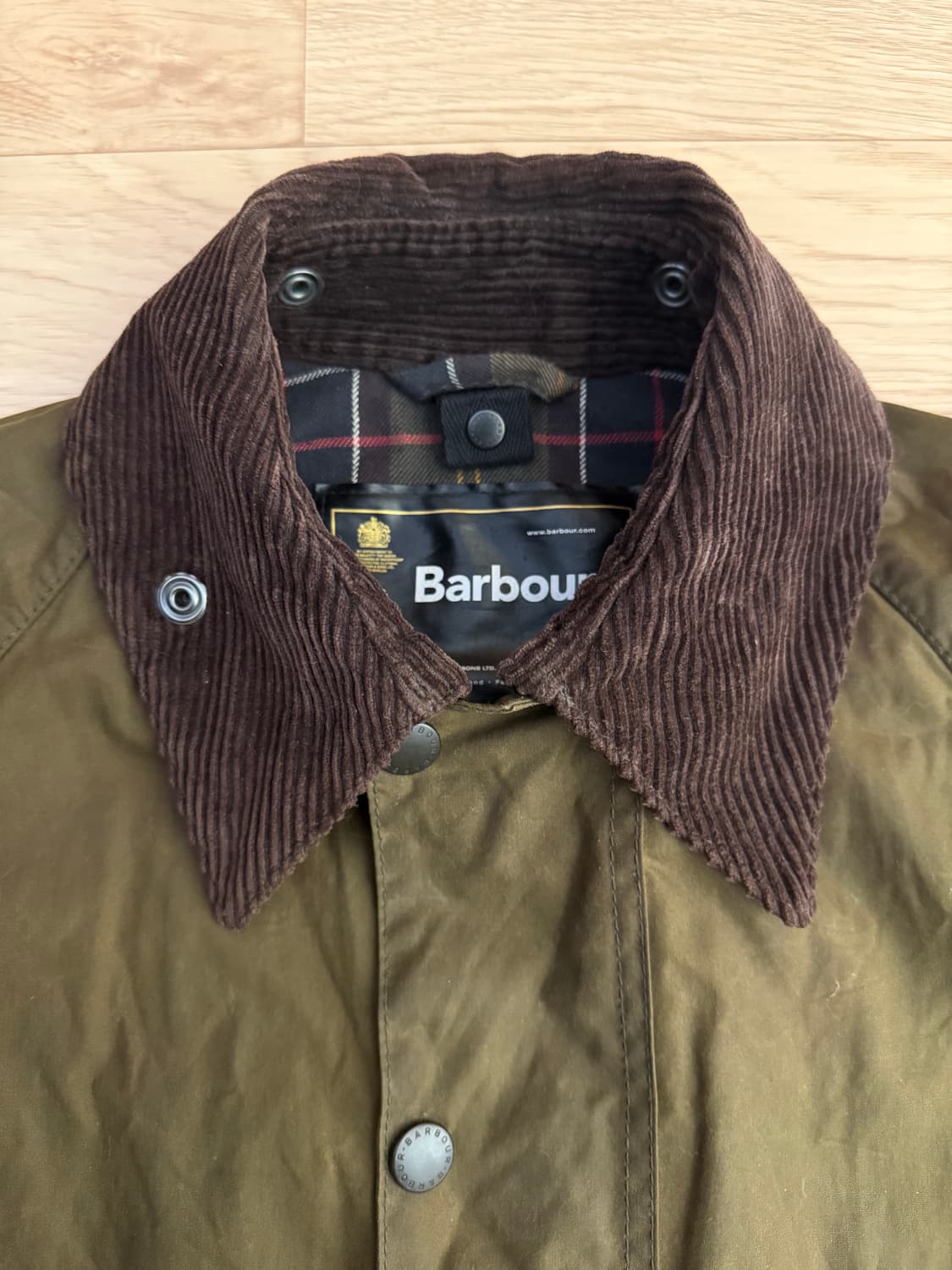 바버 클래식 뷰포트 Classic Beaufort 올리브 C36(91cm 상품이미지3