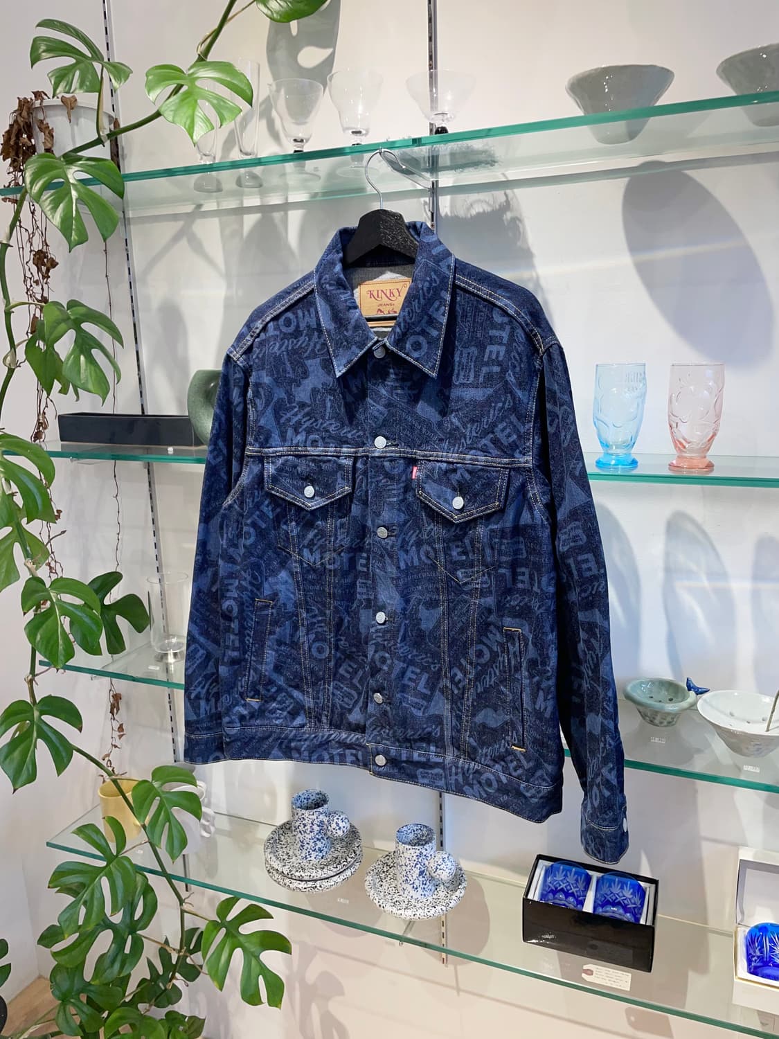 히스테릭글래머 motel denim jacket 상품이미지5