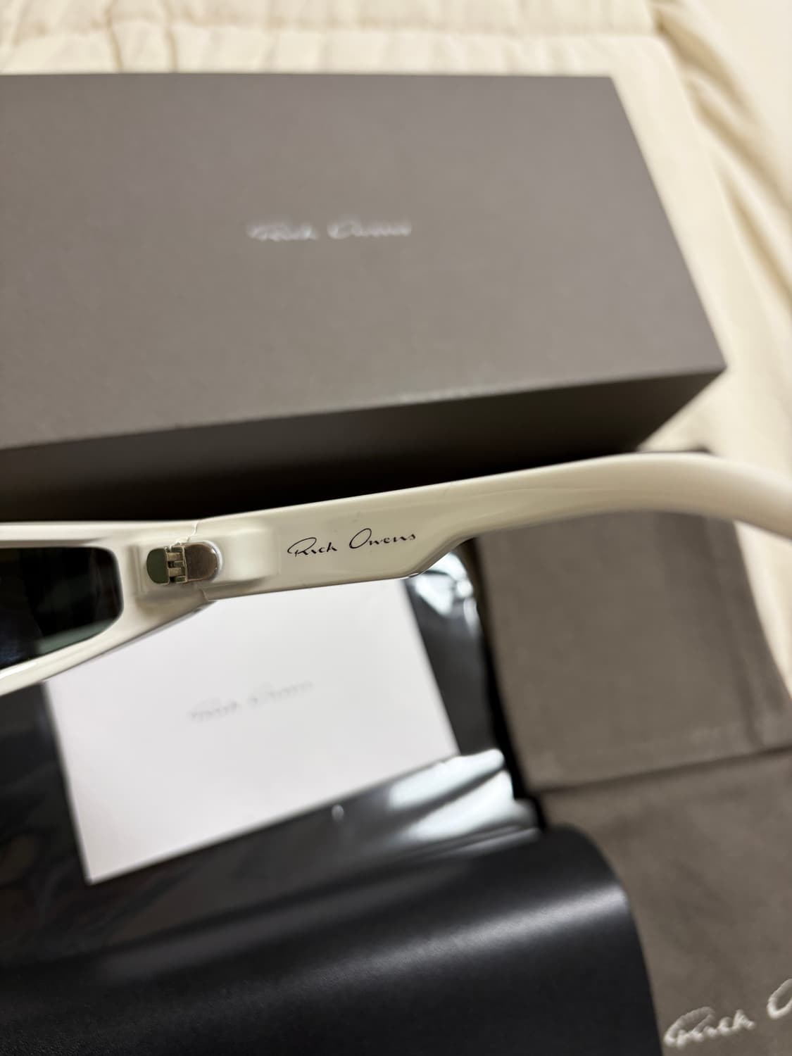 릭오웬스 fog 포그 선글라스 화이트 상품이미지5