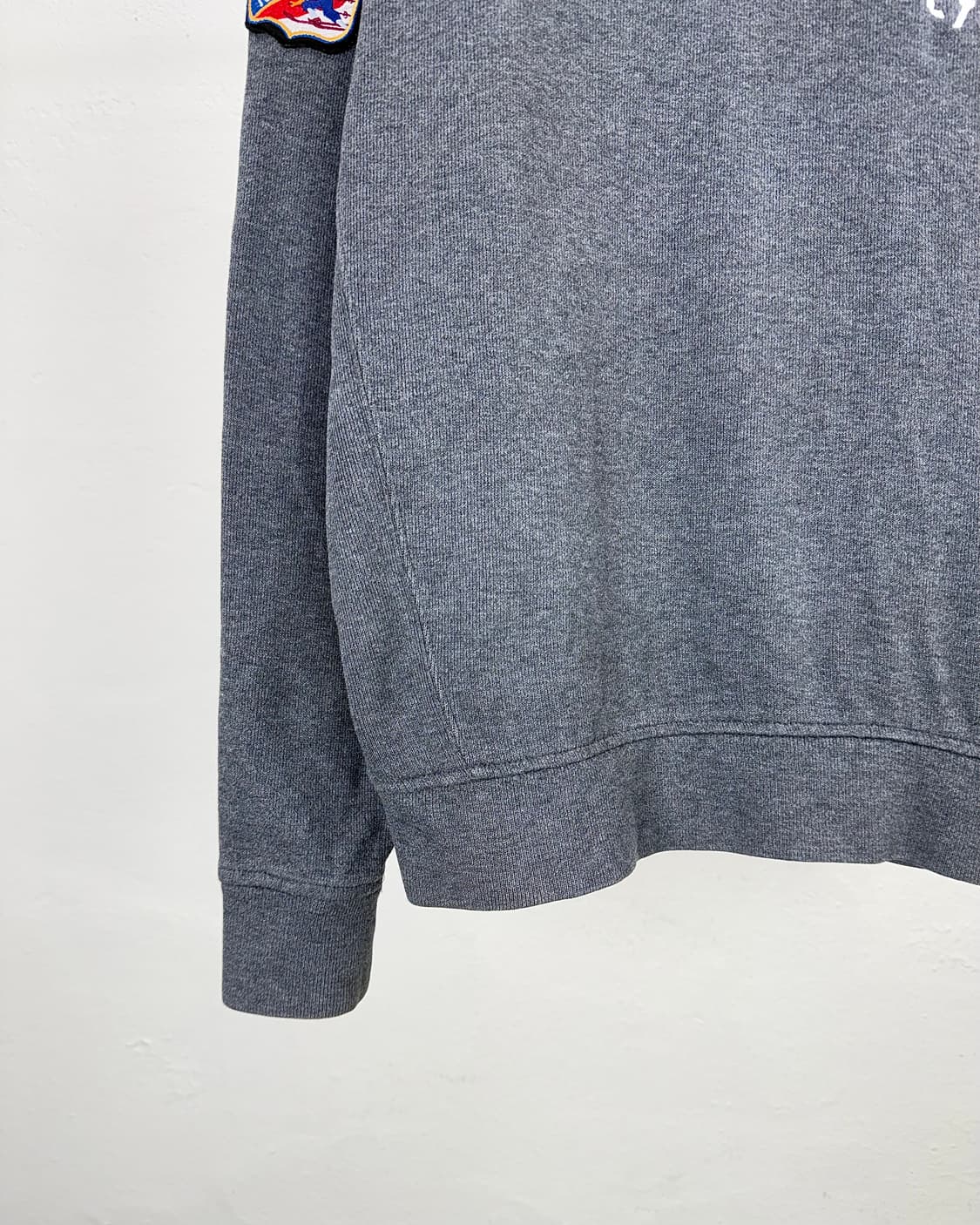 폴로 랄프로렌 그레이 빅 포니 스키 와펜 하프 집업 니트 상품이미지4