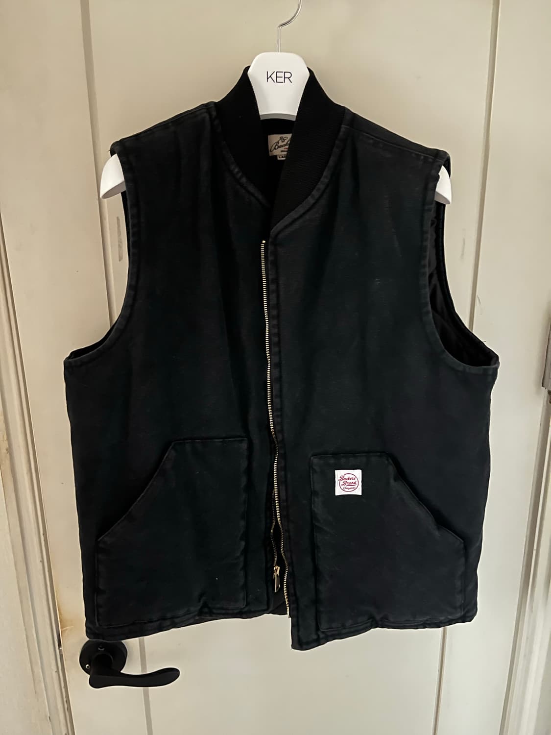 워싱 워크조끼자켓 상품이미지1