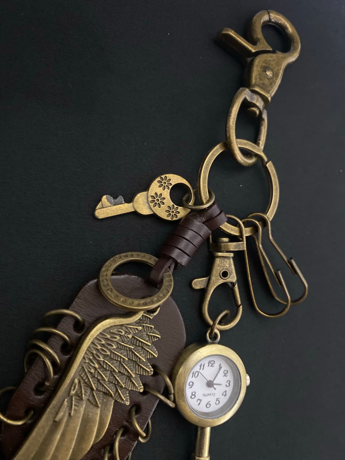 빈티지 브라스 무드 키링 상품이미지2