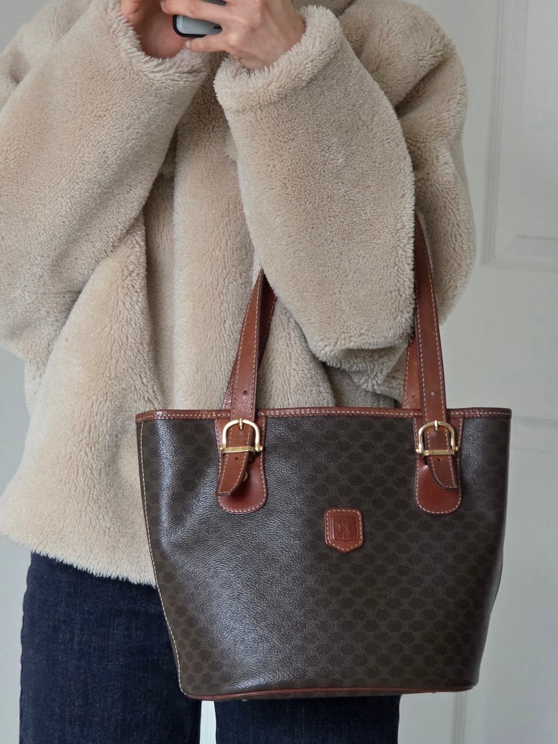 올드 셀린느 빈티지 마카담 토트백 상품이미지10