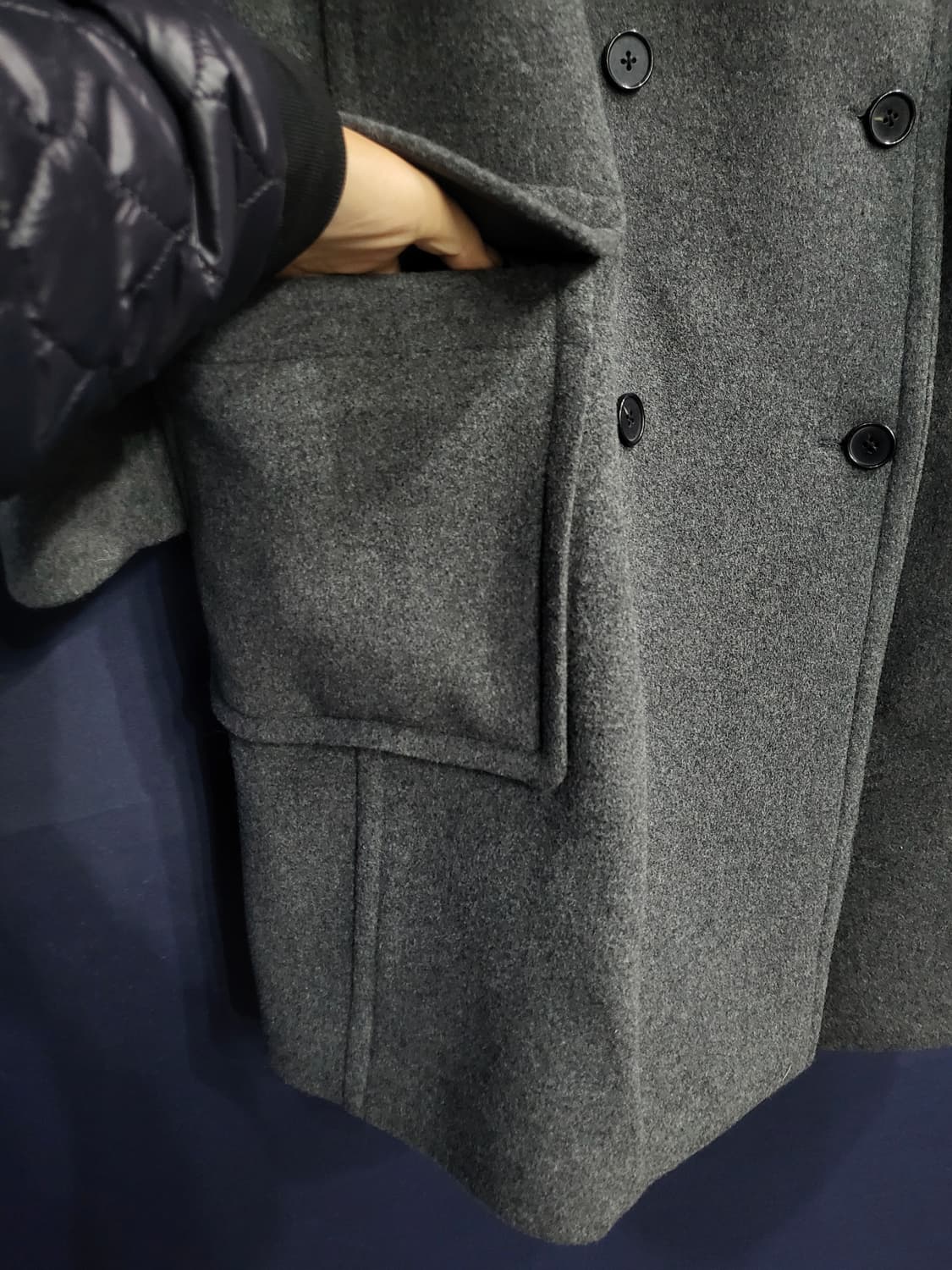 무신사 스탠다드 빅오버핏 코트(새상품) 상품이미지4