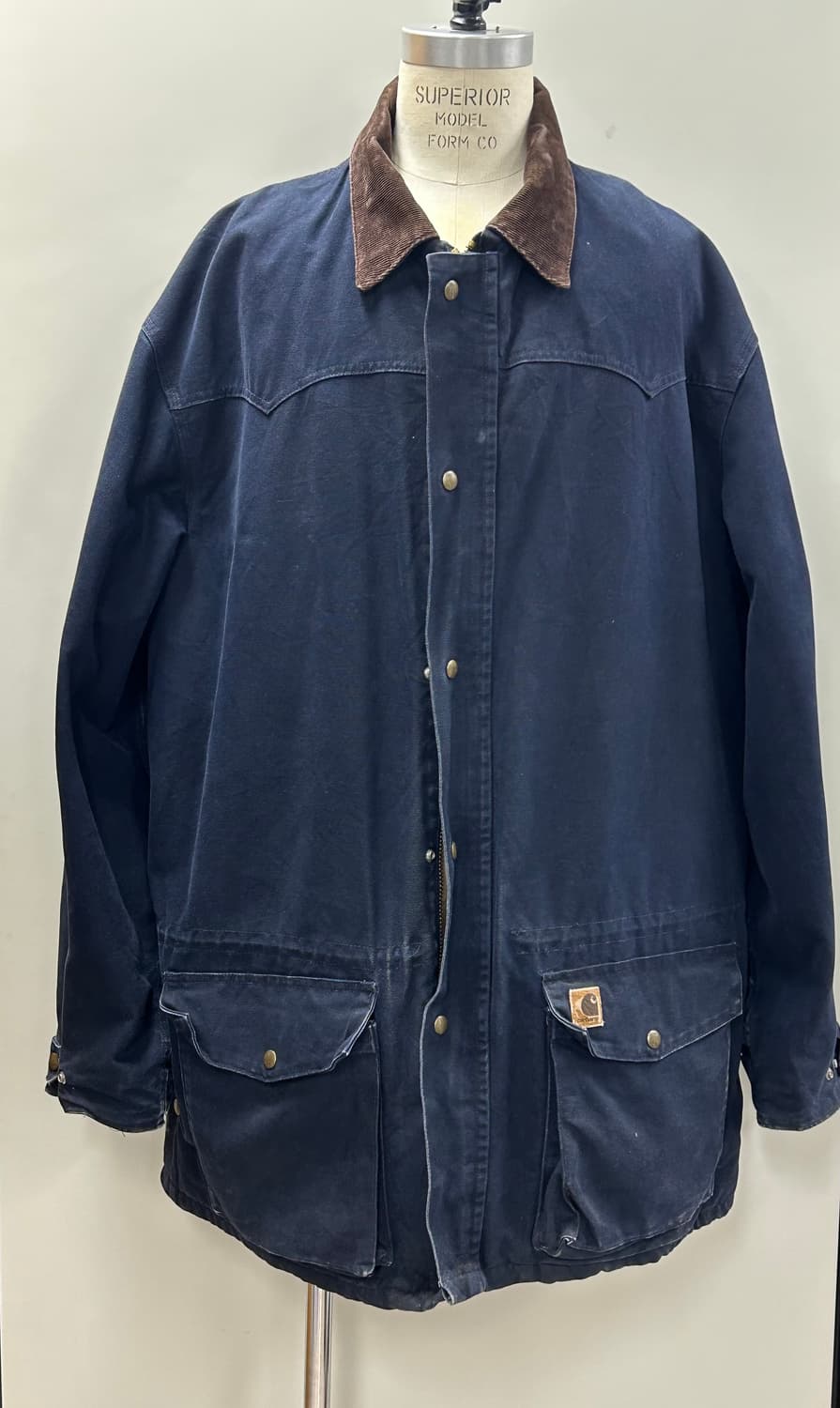 90s 칼하트 C52 MDT 캔버스 블랑켓 라인 자켓 상품이미지4