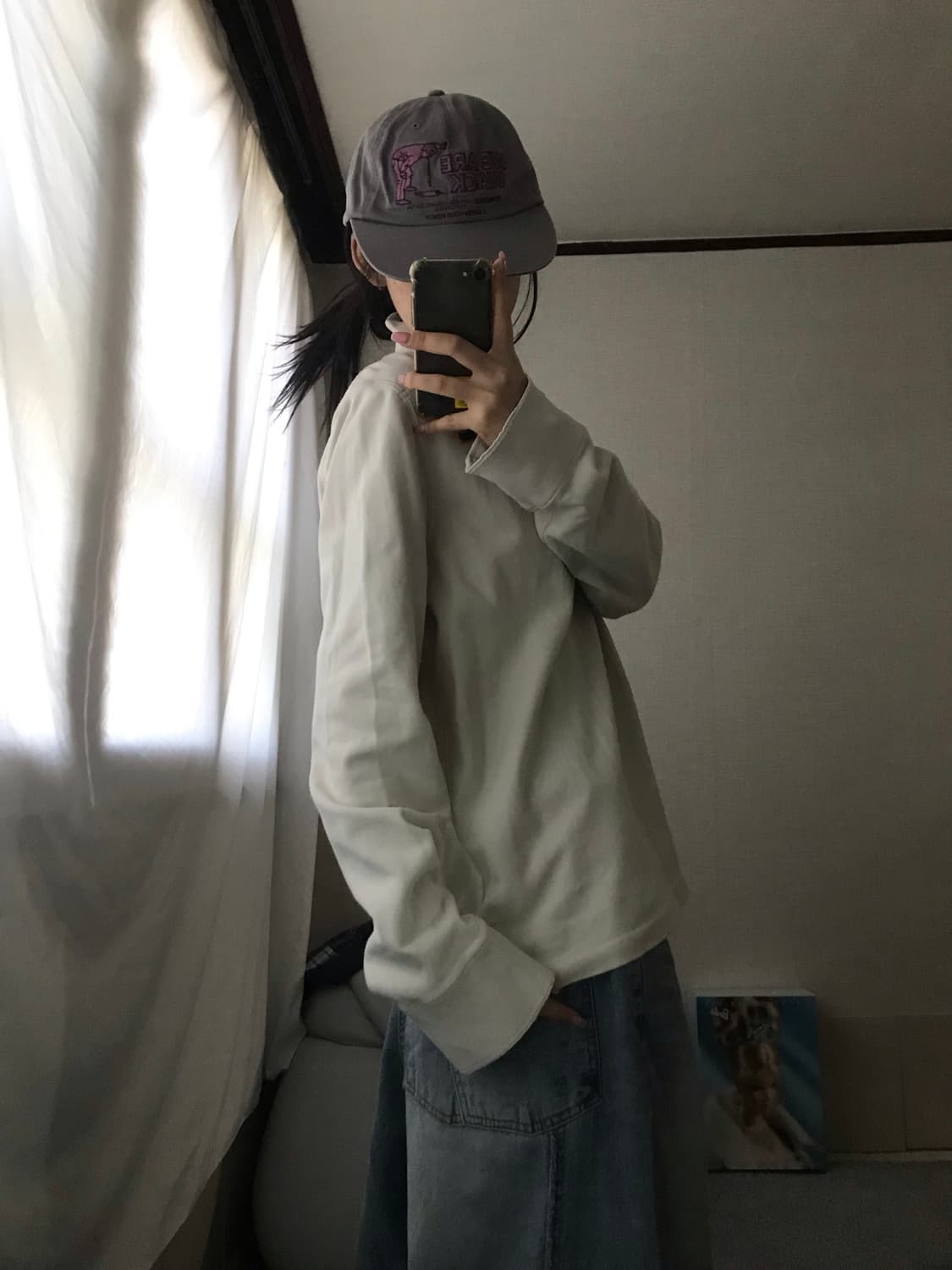 아베크롬비 아이보리 반집업 상품이미지5