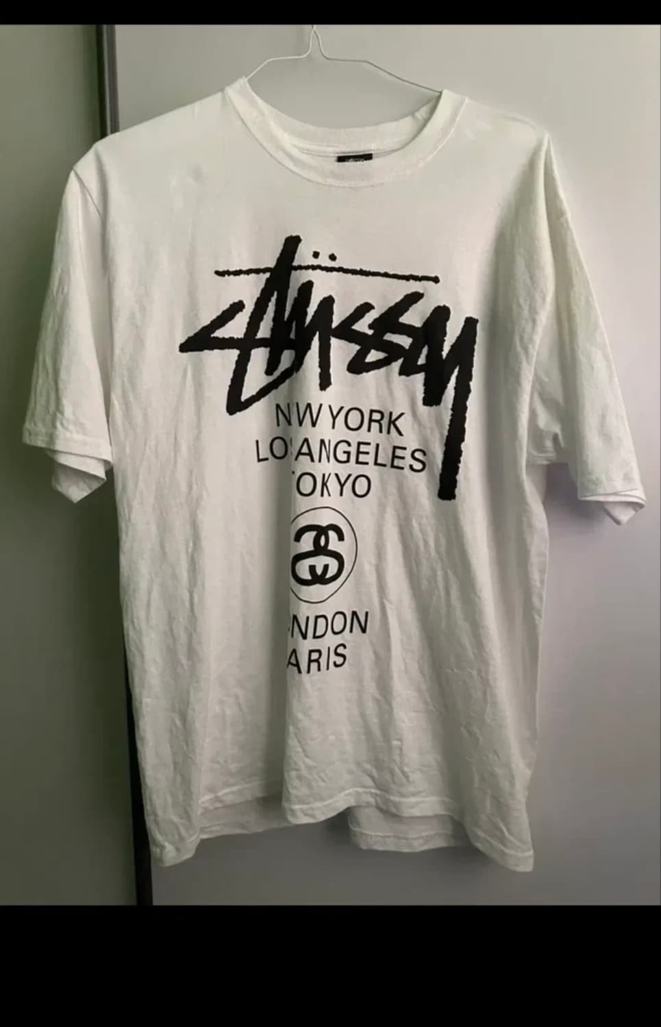 스투시 월드투어 반팔 티셔츠 L 상품이미지1