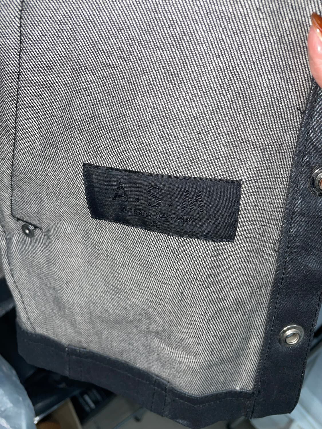 A.S.M 아틀리에 사브 맨 코팅 자켓 상품이미지7