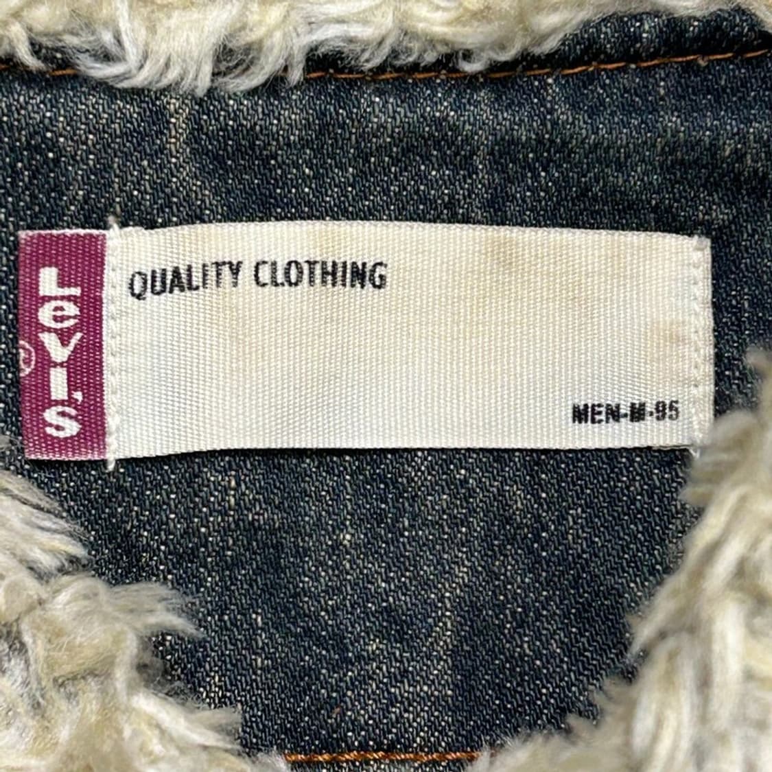 리바이스 쉐르파 안감 데님 트리거 재킷 M 95 상품이미지5